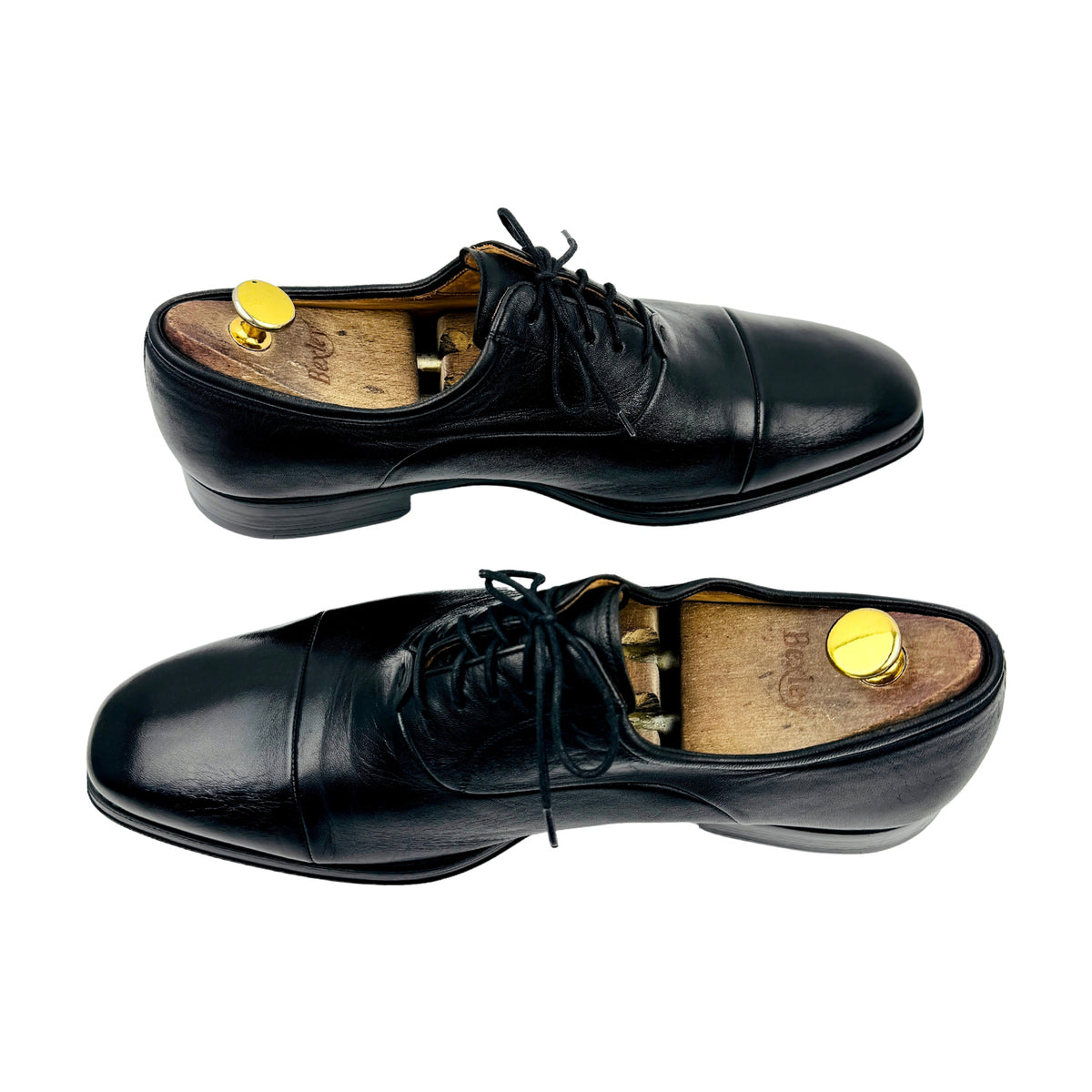 Magnanni Federico Black Leather Oxfords (Size 43) - 12654-1