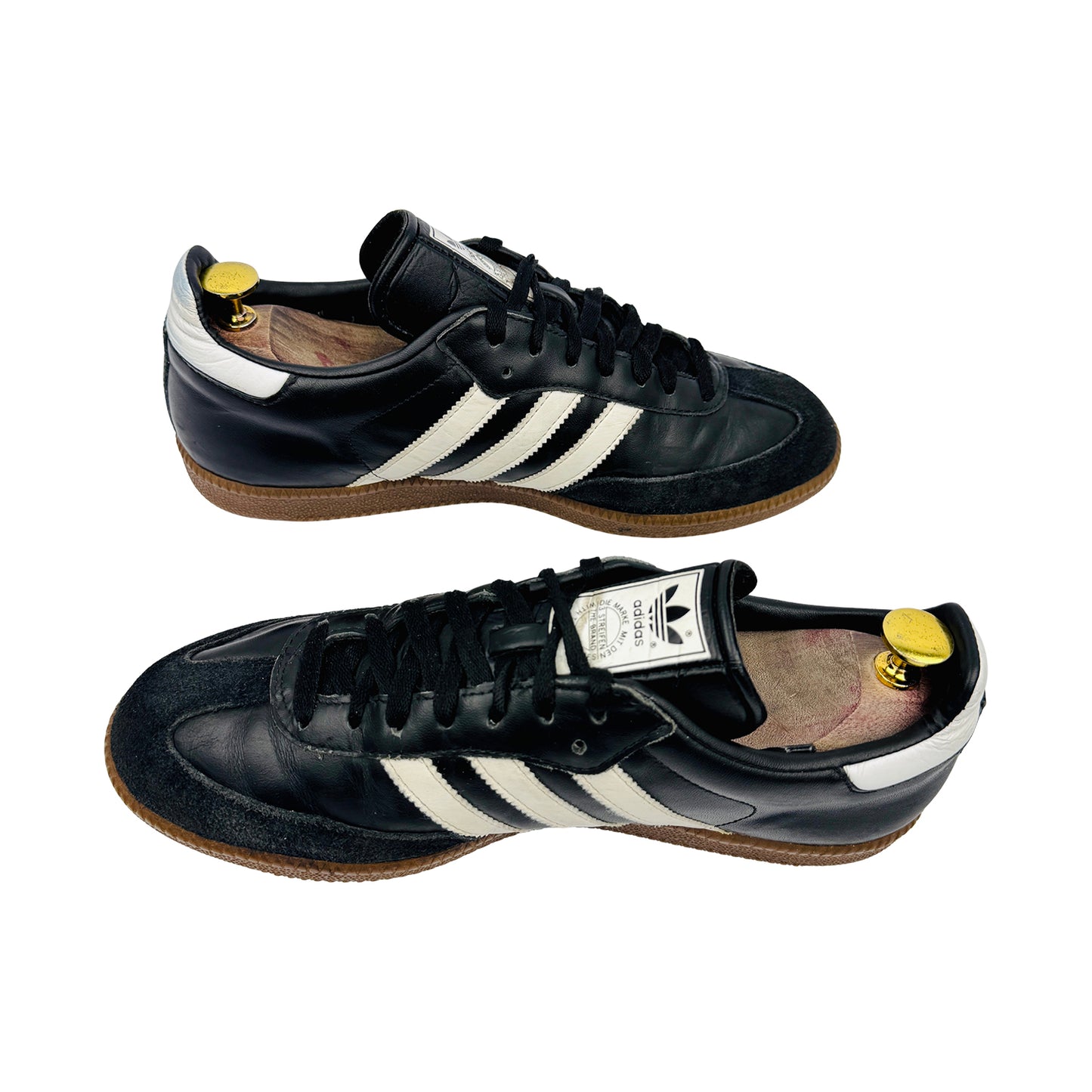 Adidas Samba Leather Black Sneakers (Size 42/42.5) - 019000