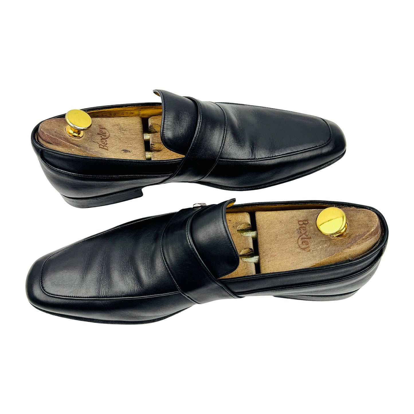 Gucci Men's Black Leather Loafers (Size 43) - 157439