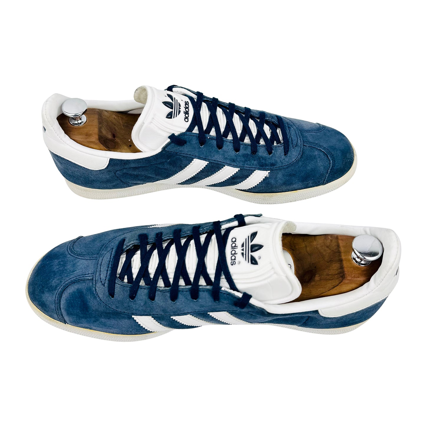 Adidas Gazelle Navy White Sneakers (Size 46) - BB5478