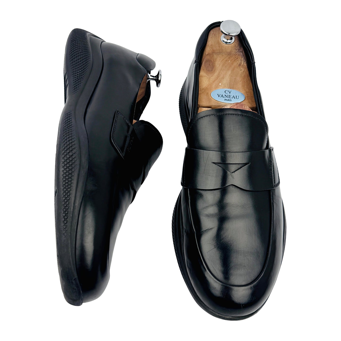 Prada Toblach Leather Loafers (size 45.5/46) - 4D3612_070_F0002_F_D001