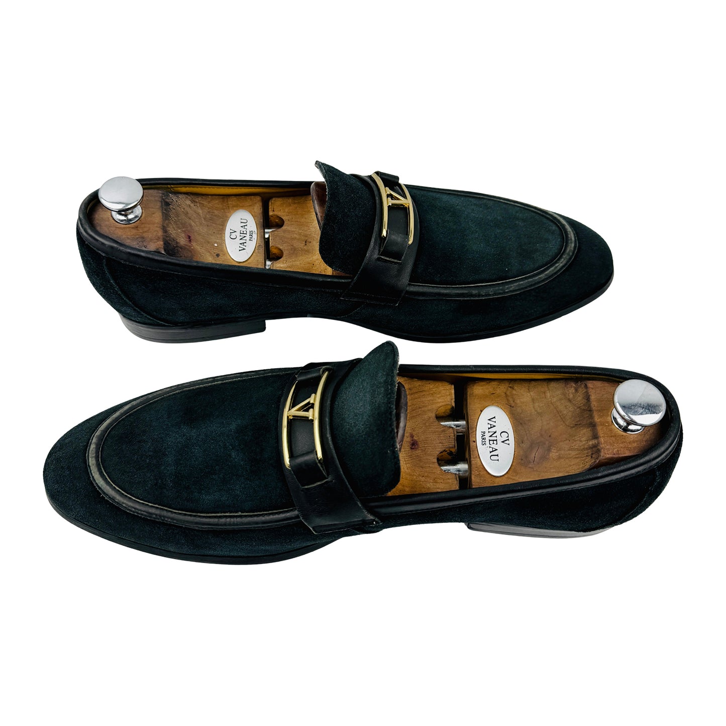 Valentino Men's Navy Italian Loafers (Size 46)