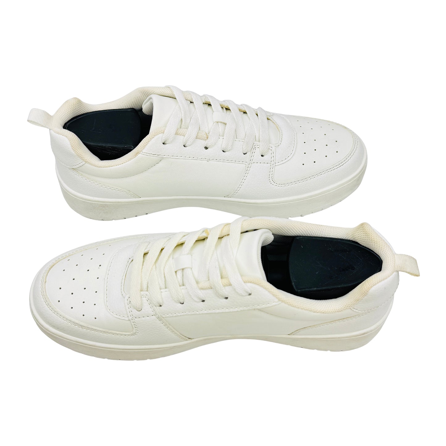 Primark White Leather Sneakers (Size 40) - 210661592