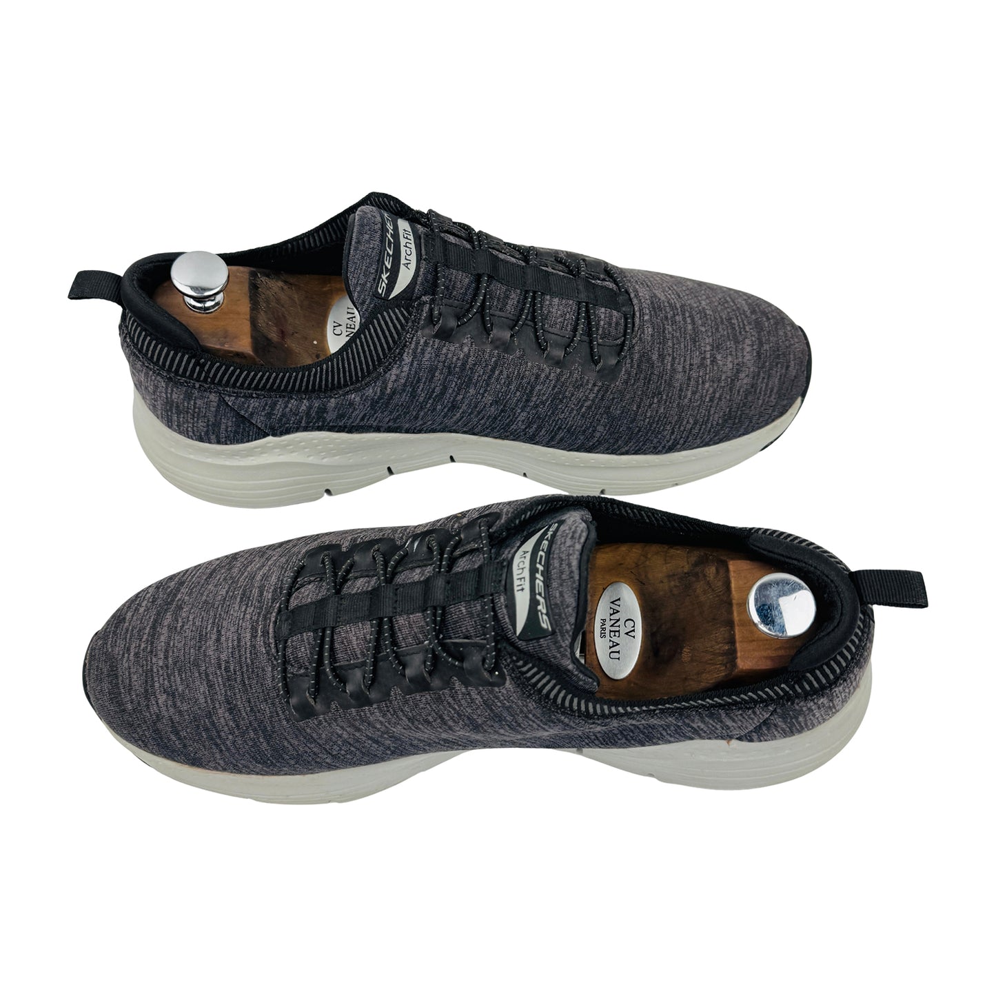 Skechers Arch Fit - Waveport Shoes (Size 45) - 232301 BKGY