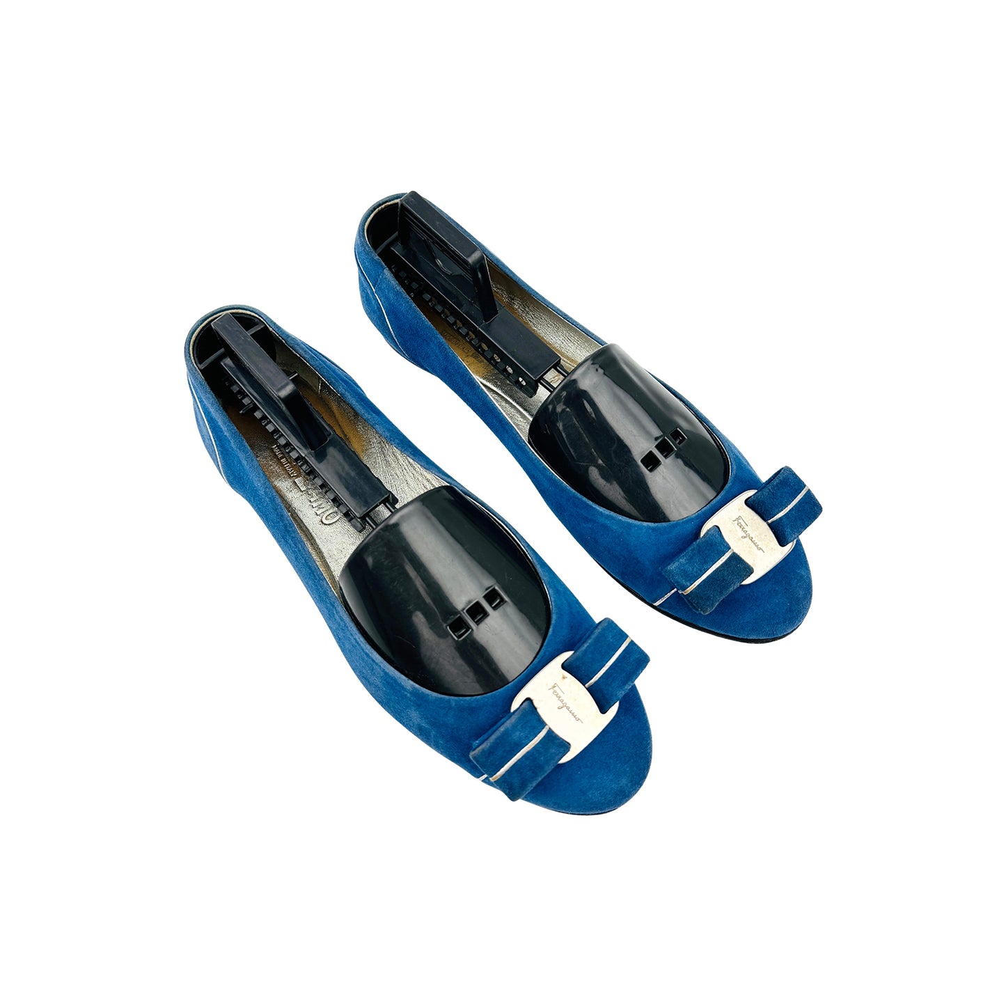 Salvatore Ferragamo Blue Ballet Flats (Size 37/37.5)