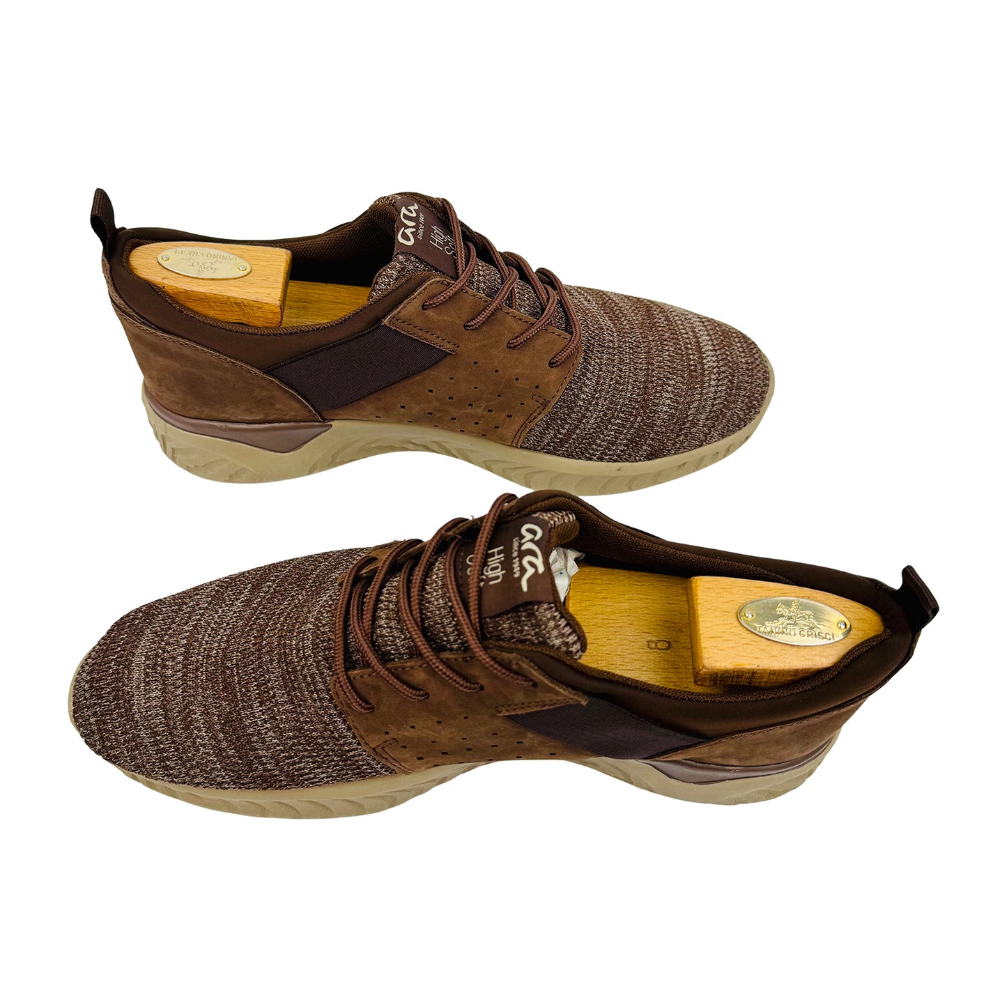 Ara Men's San Diego Brown Shoes (Size 44)