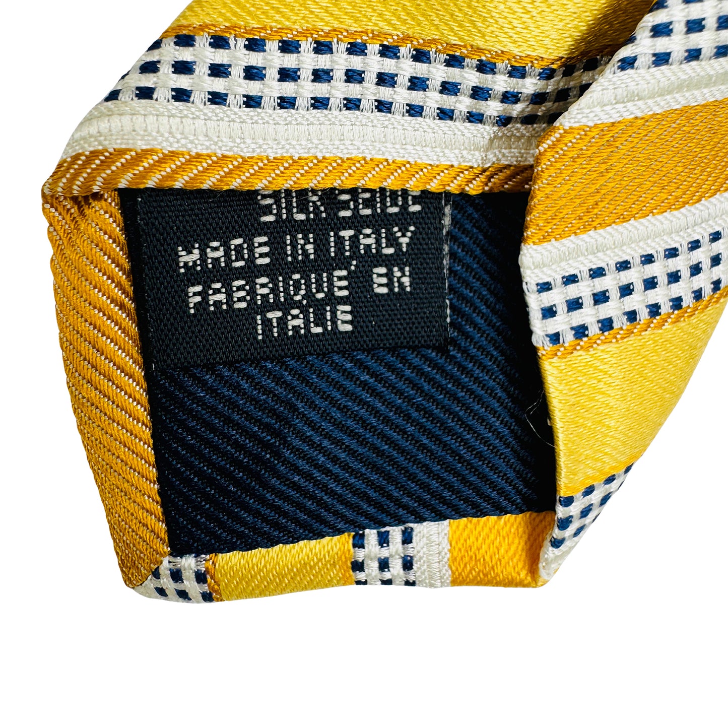 Canali Golden 'Diagonal Stripes' Tie (Size Regular)