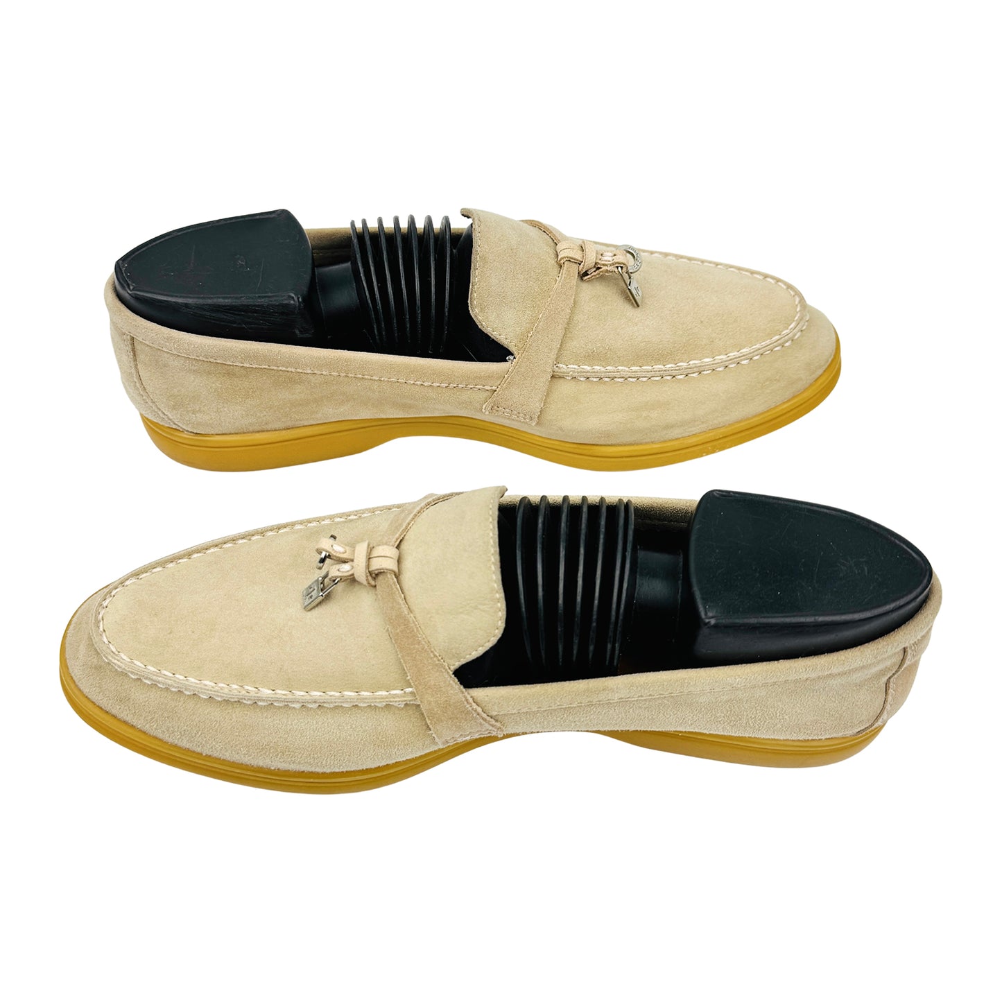 Loro Piana Summer Charms Walk Beige Loafers (Size 39) - L 53762