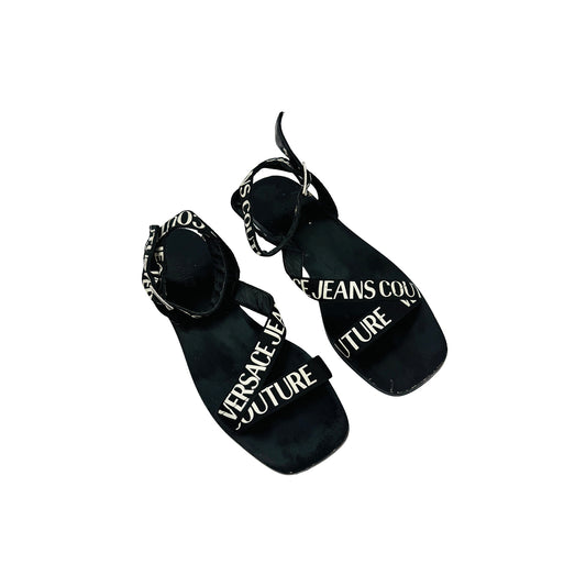 Versace Jeans Couture Black Sandals (Size 37)