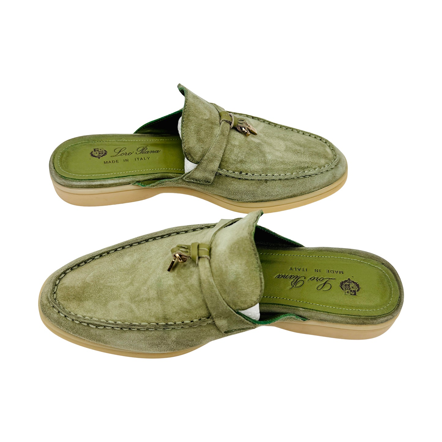 Loro Piana Charms Walk Babouche Mules (Size 40/40.5)