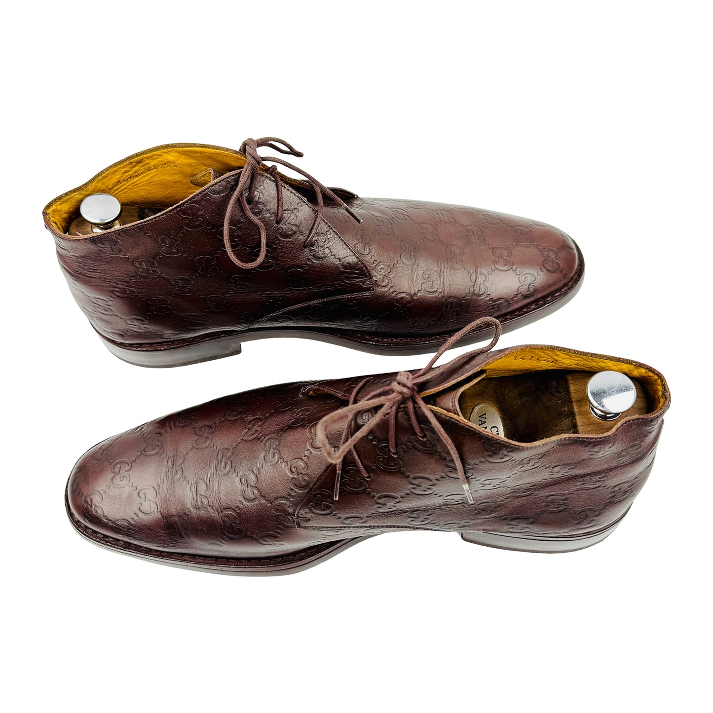 Gucci Guccissima Leather Chukka Boots (Size 44.5/45)