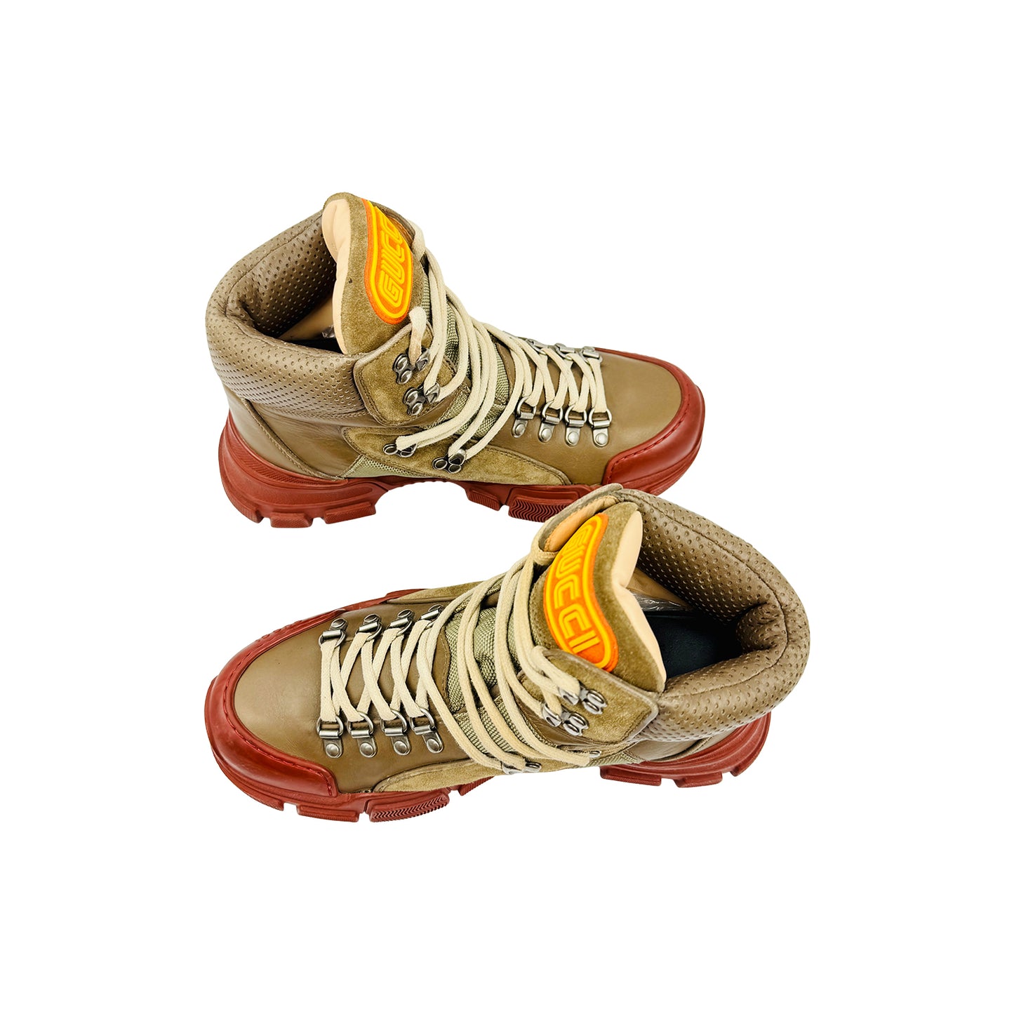Gucci Flashtrek Leather High Top Boots (Size 39) - 522989