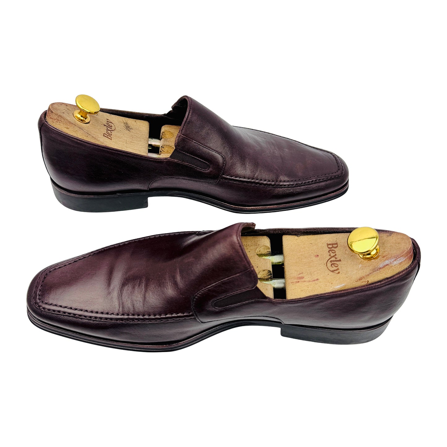 Bruno Magli Raging Dark Brown Loafers (Size 44.5/45)
