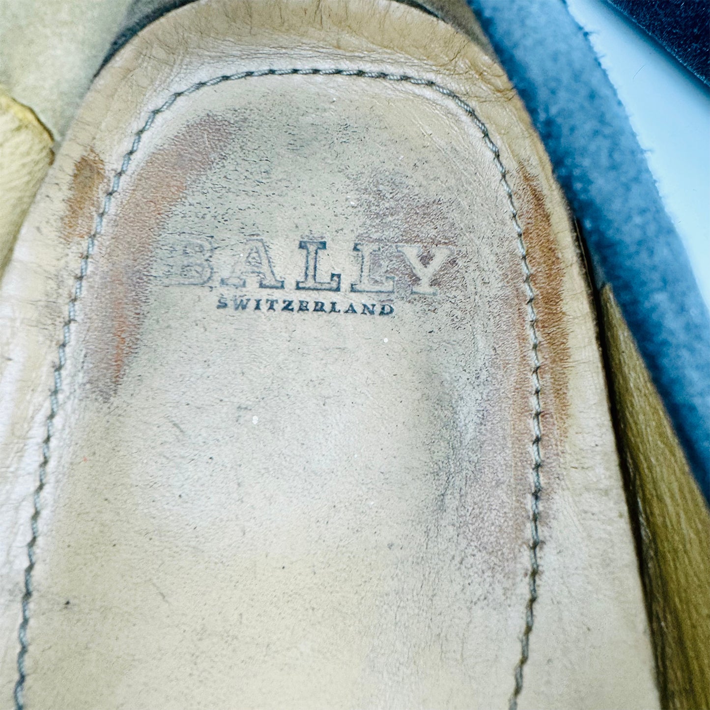 Bally Men's 'Dark Navy' Suede Leather Loafer (Size 45)