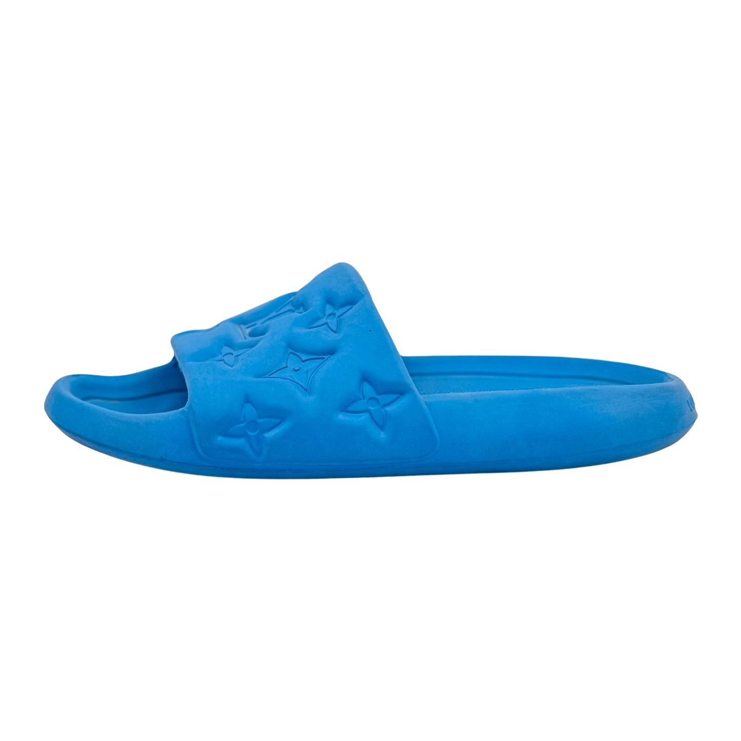 Louis Vuitton Men's Waterfront Blue Slides (Size 44)