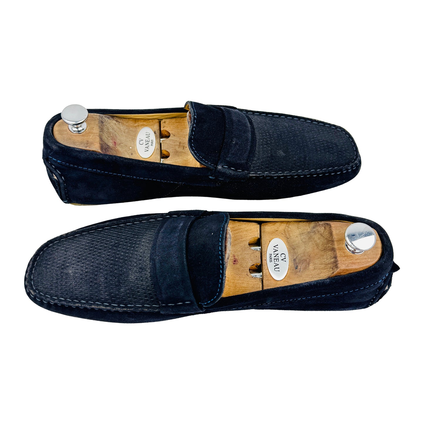 Hugo Boss Men's Noel Navy Loafers (Size 45)