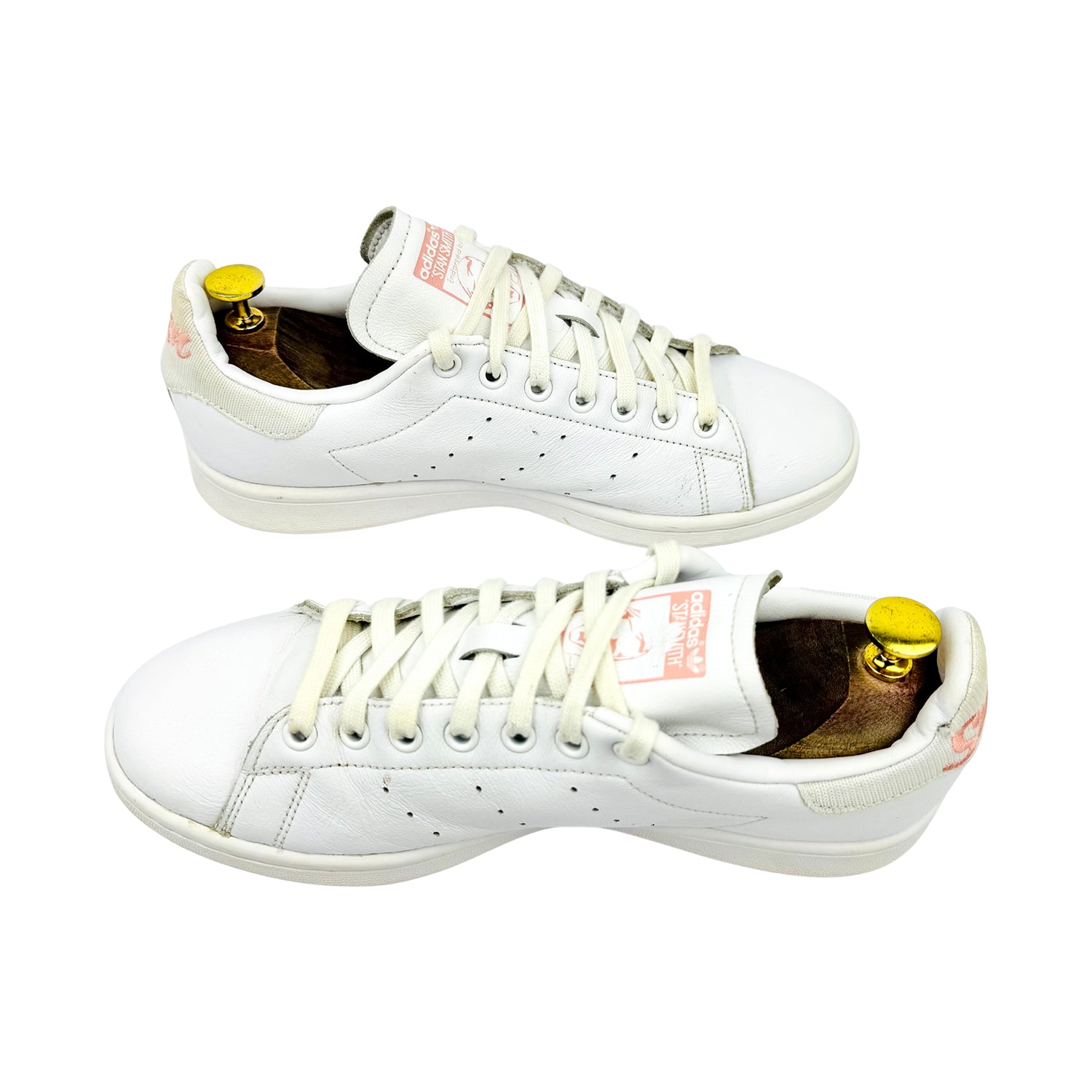 white colorful adidas