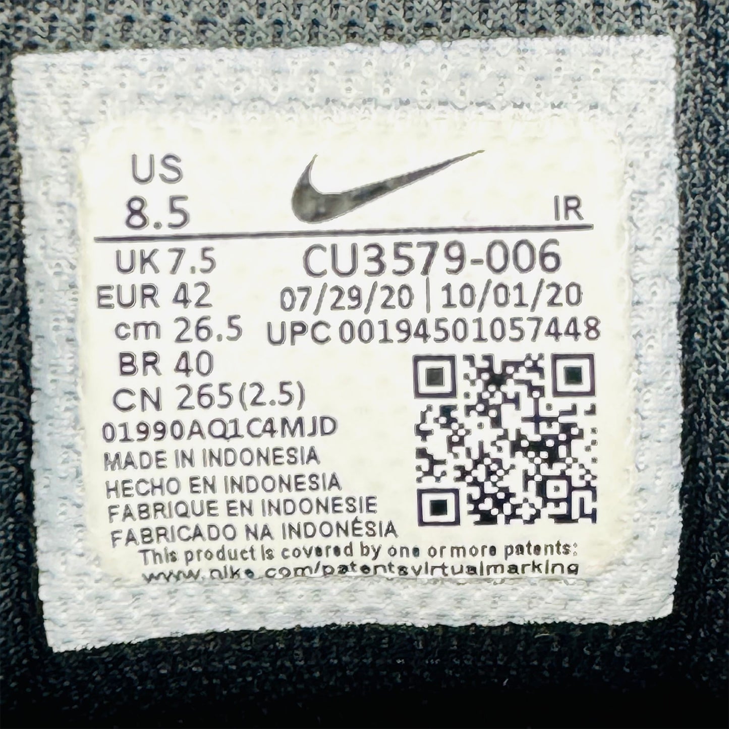 Nike Men's Speedrep Shoes (Size 42) - CU3579-006