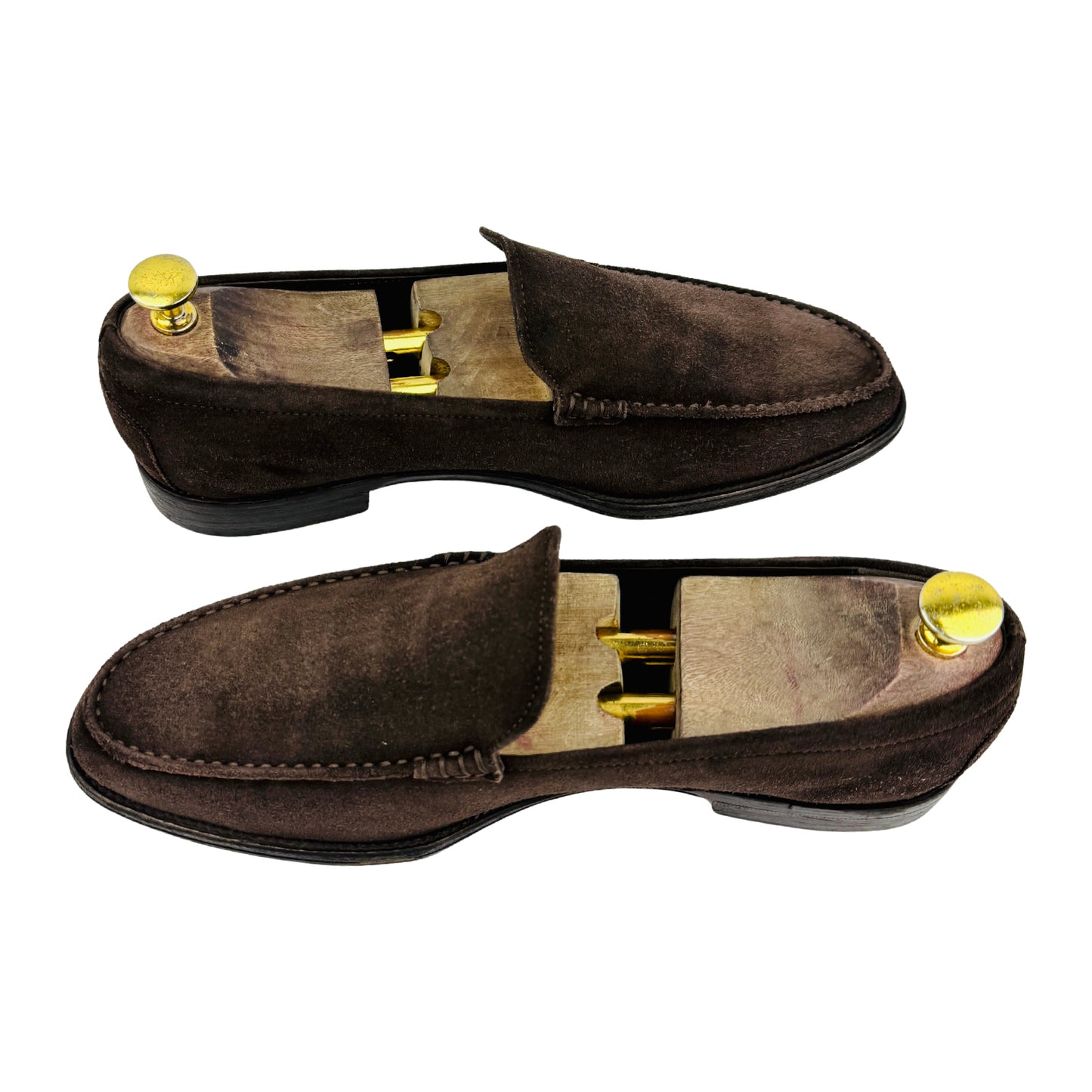 Tod's Men's Dark Brown Suede Loafers (Size 42.5)