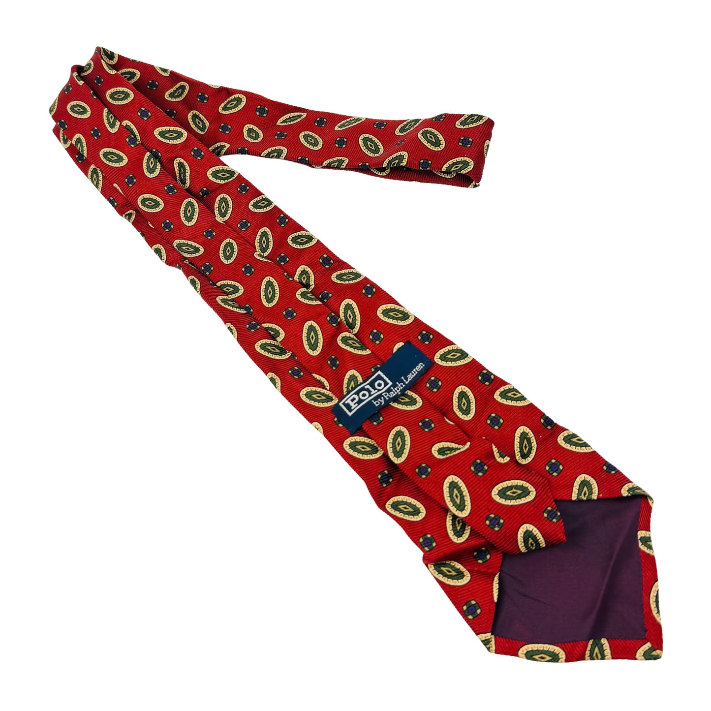 Ralph Lauren Polo Red 'Medalions Pattern' Tie (Size Regular)