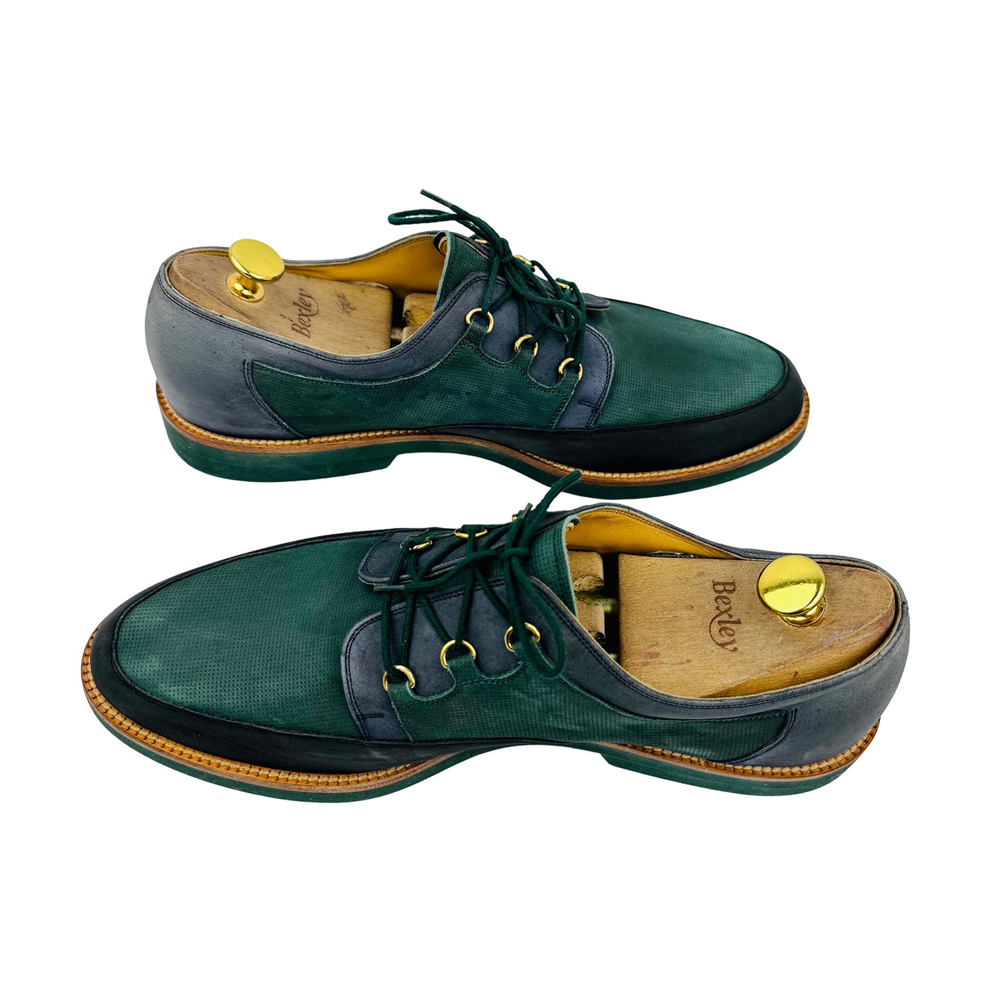 Bally Men's Suede Leather Derby Shoes (Size 43.5)