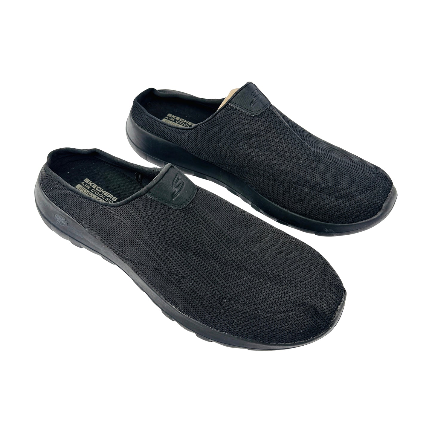 Skechers GOwalk Max Black Slipons (Size 47/47.5) - 54636‑BBK