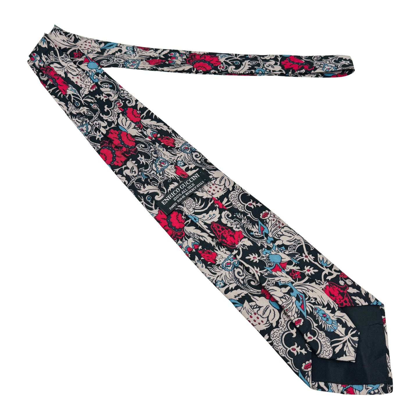 Enrico Guccini Multicolor 'Floral Pattern' Tie (Size Regular)