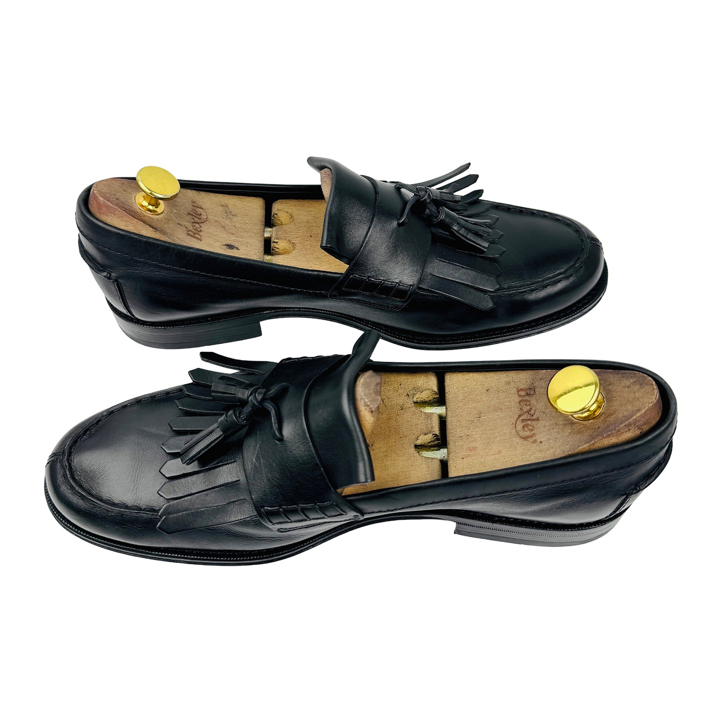 Tod’s Black Leather Tassel Loafers (Size 43/43.5)