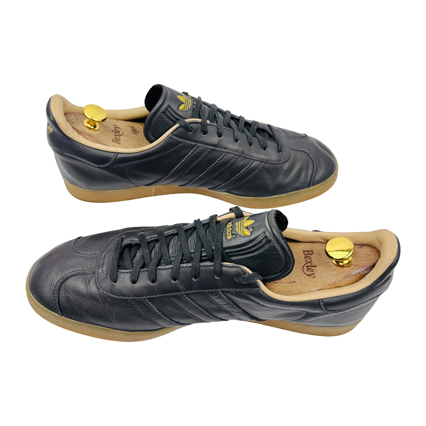 Adidas Gazelle 'Utility Black' Leather Sneakers (Size 45.5) - BB5504