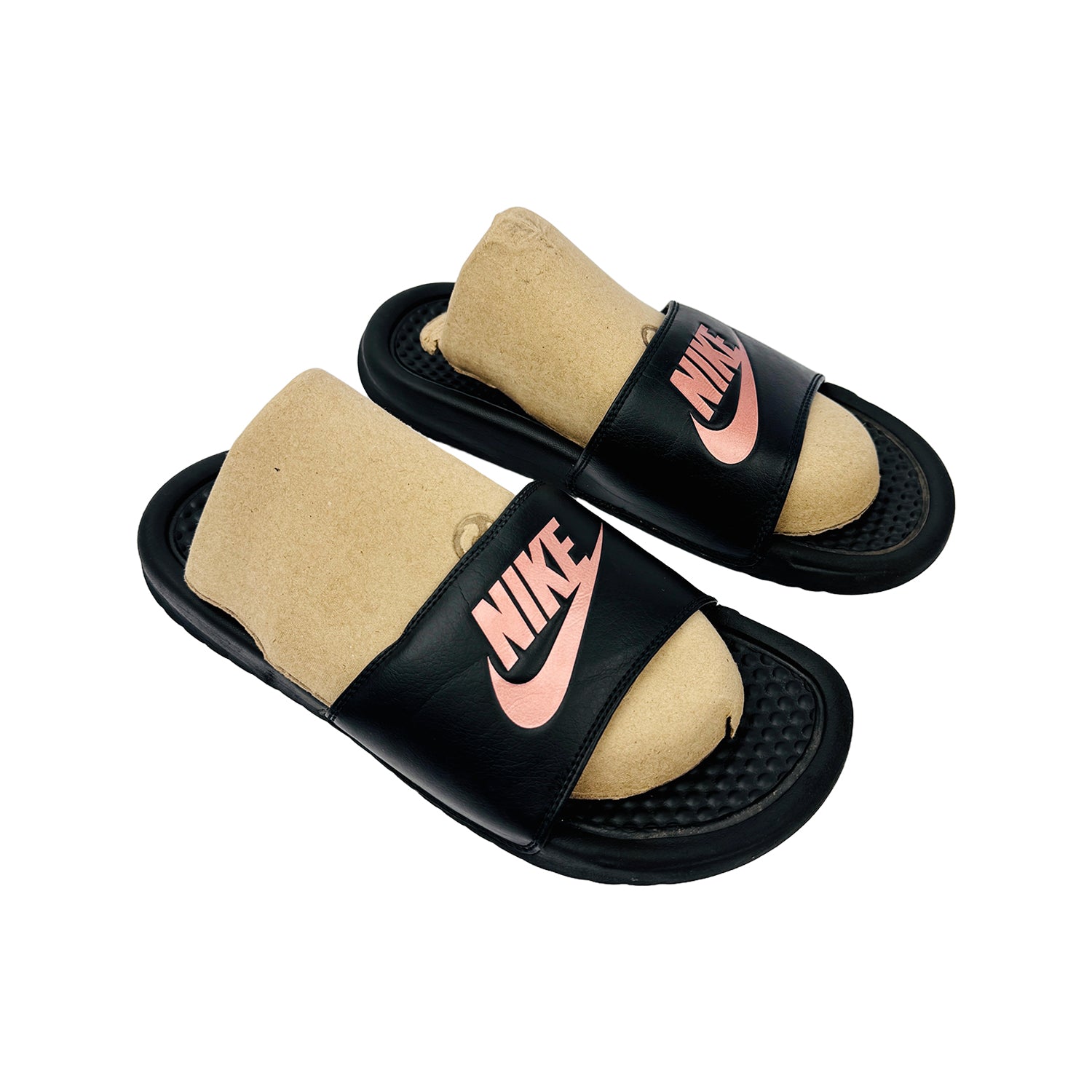 Right Side image of Nike Benassi JDI Women's Slides (Size 38/38.5) - 343881-007