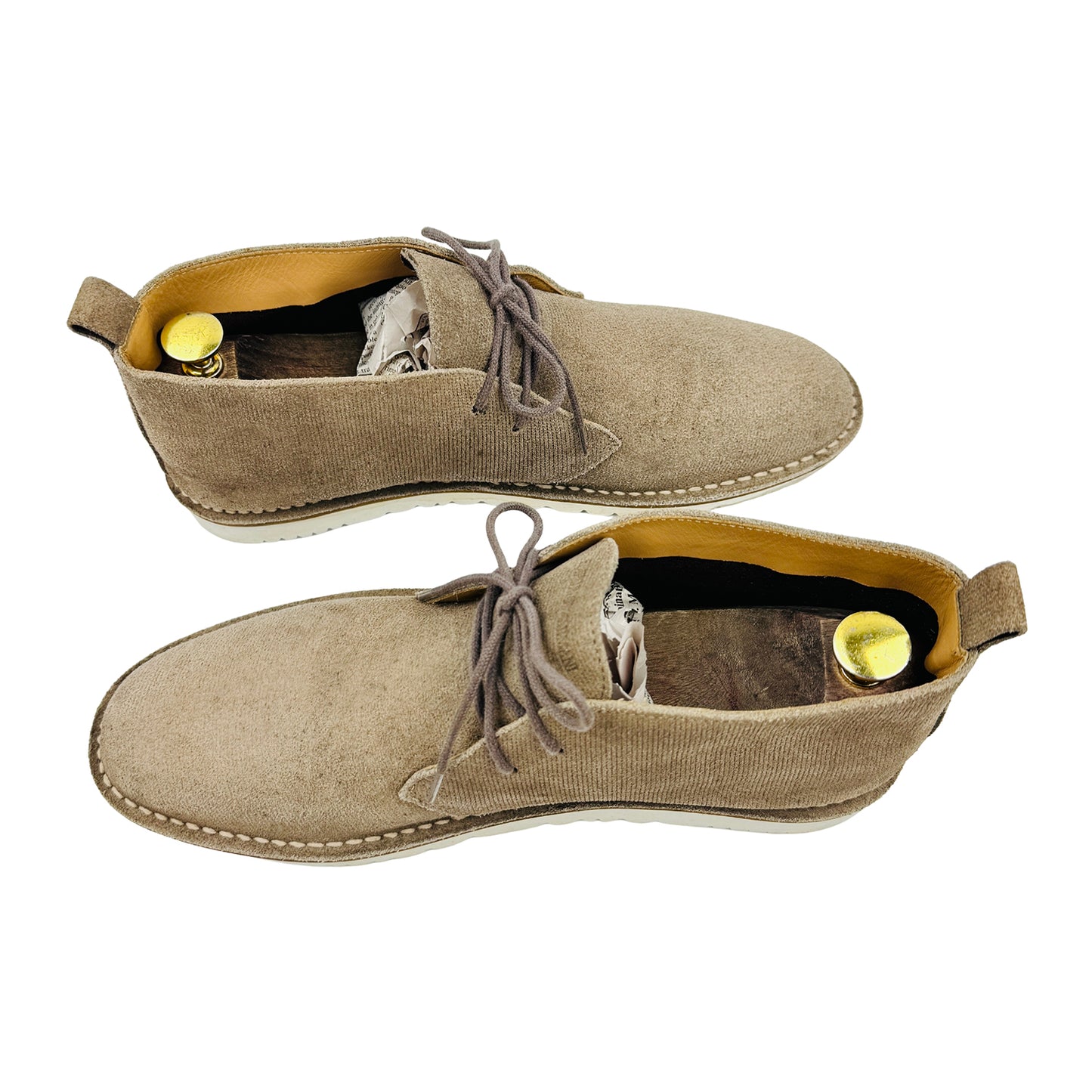 Emporio Armani Taupe Desert Chukka Boots (Size 42)