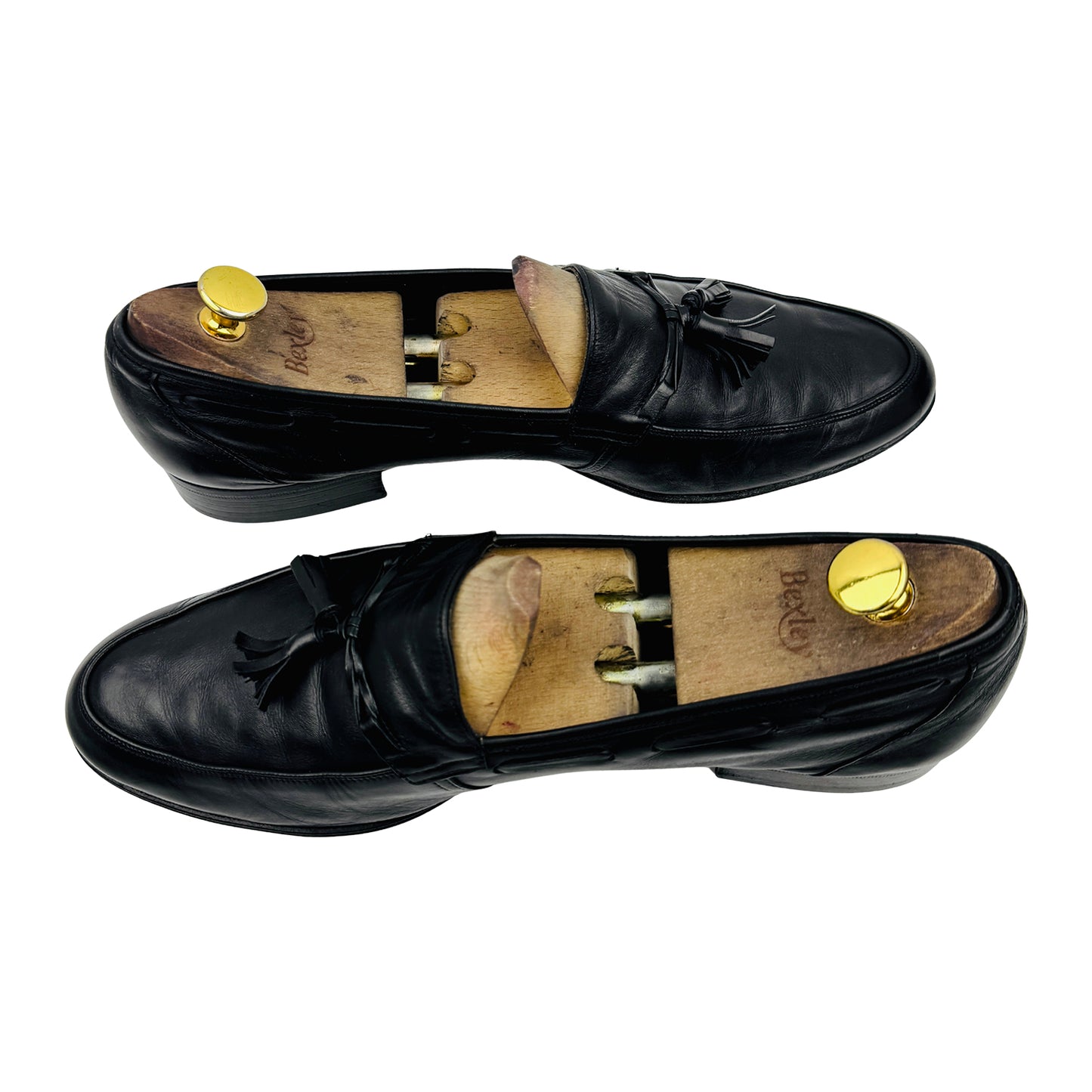 Bally Men's Black Leather Tassel Loafer (Size 43/43.5)
