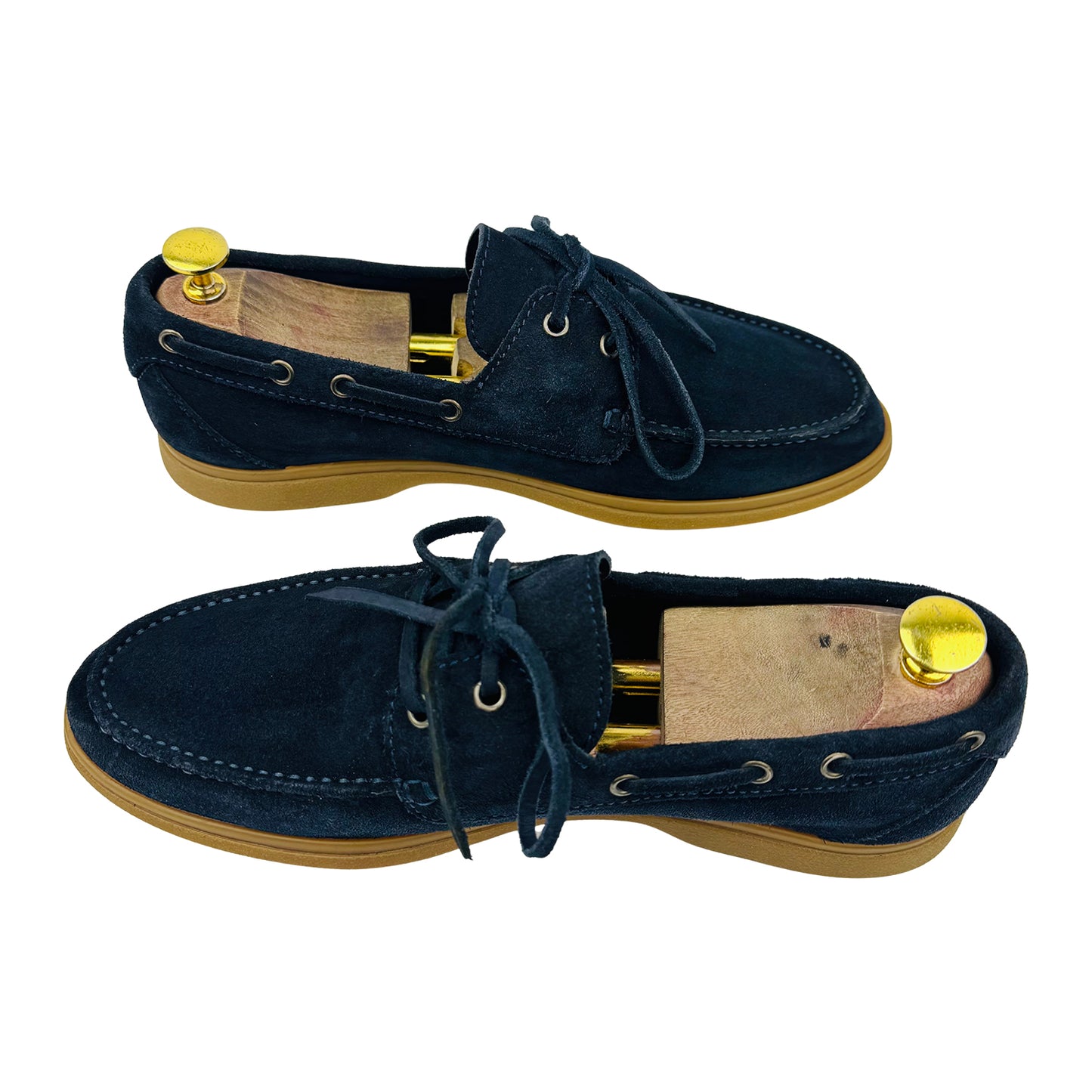 Brunello Cucinelli Men's Navy Boat Shoes (Size 42.5)
