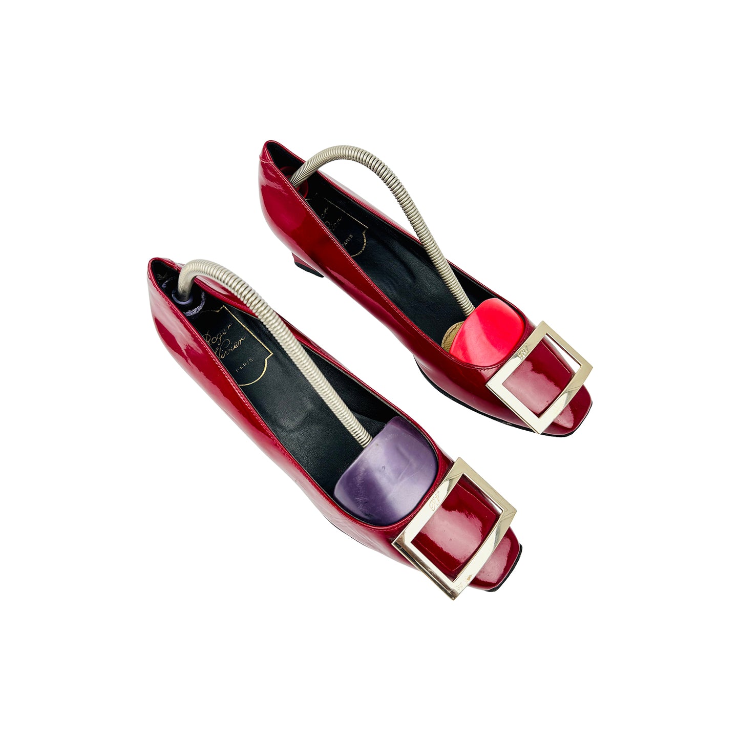 Roger Vivier Burgundy Trompette Pumps (Size 37/37.5)