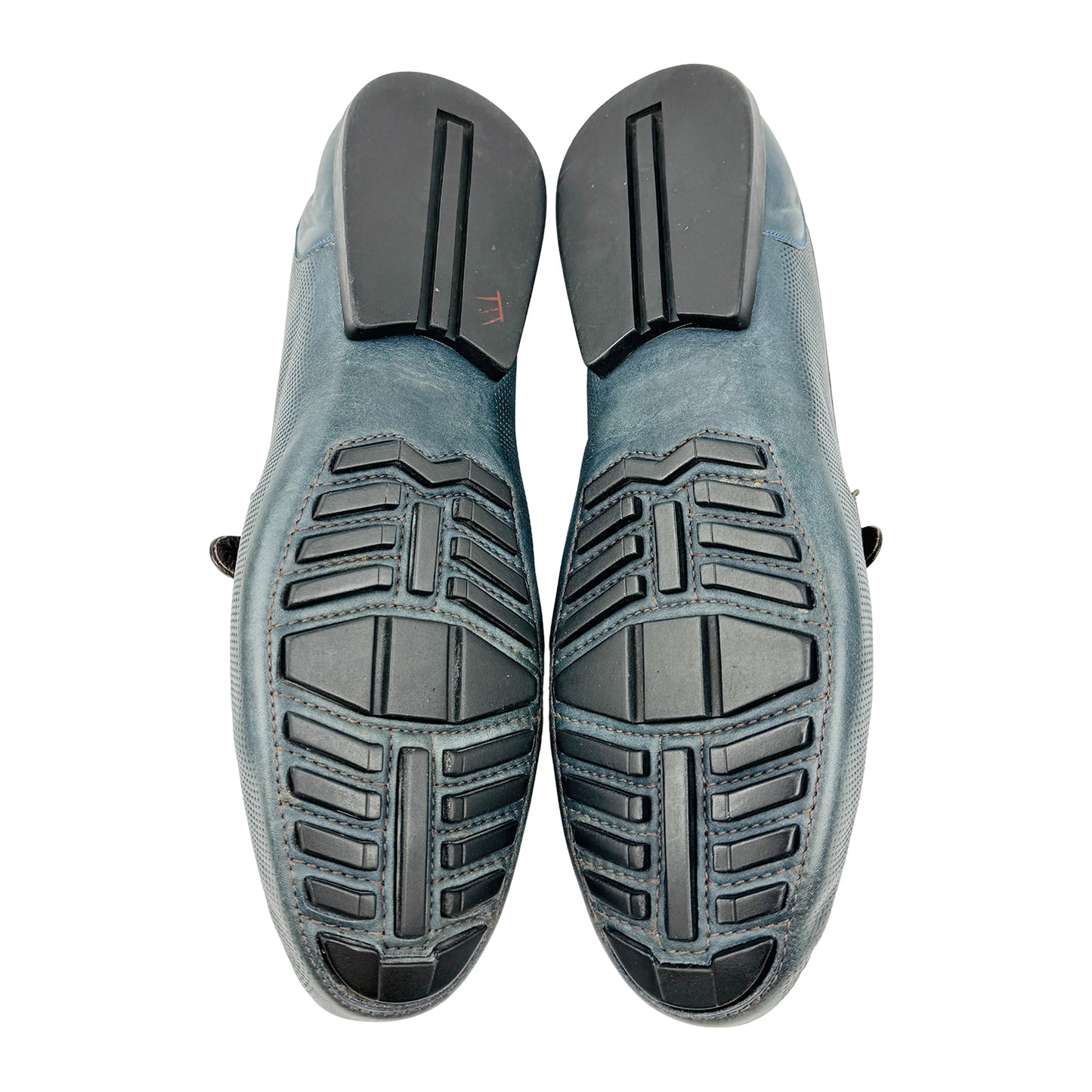 Mezlan Men's Teal Blue Loafers (Size 44/44.5)