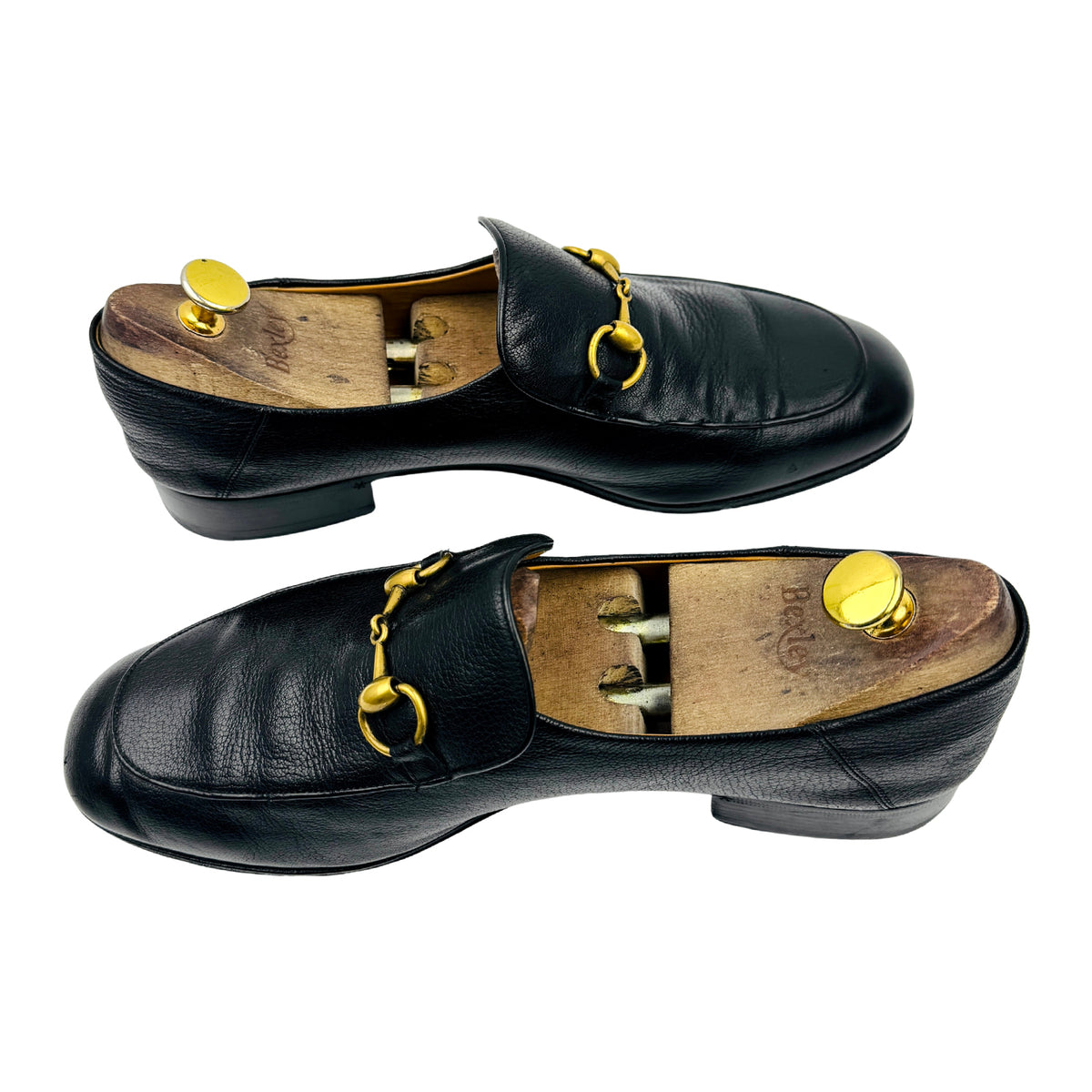 Gucci 1953 Black Leather Horsebit Loafers (Size 43)