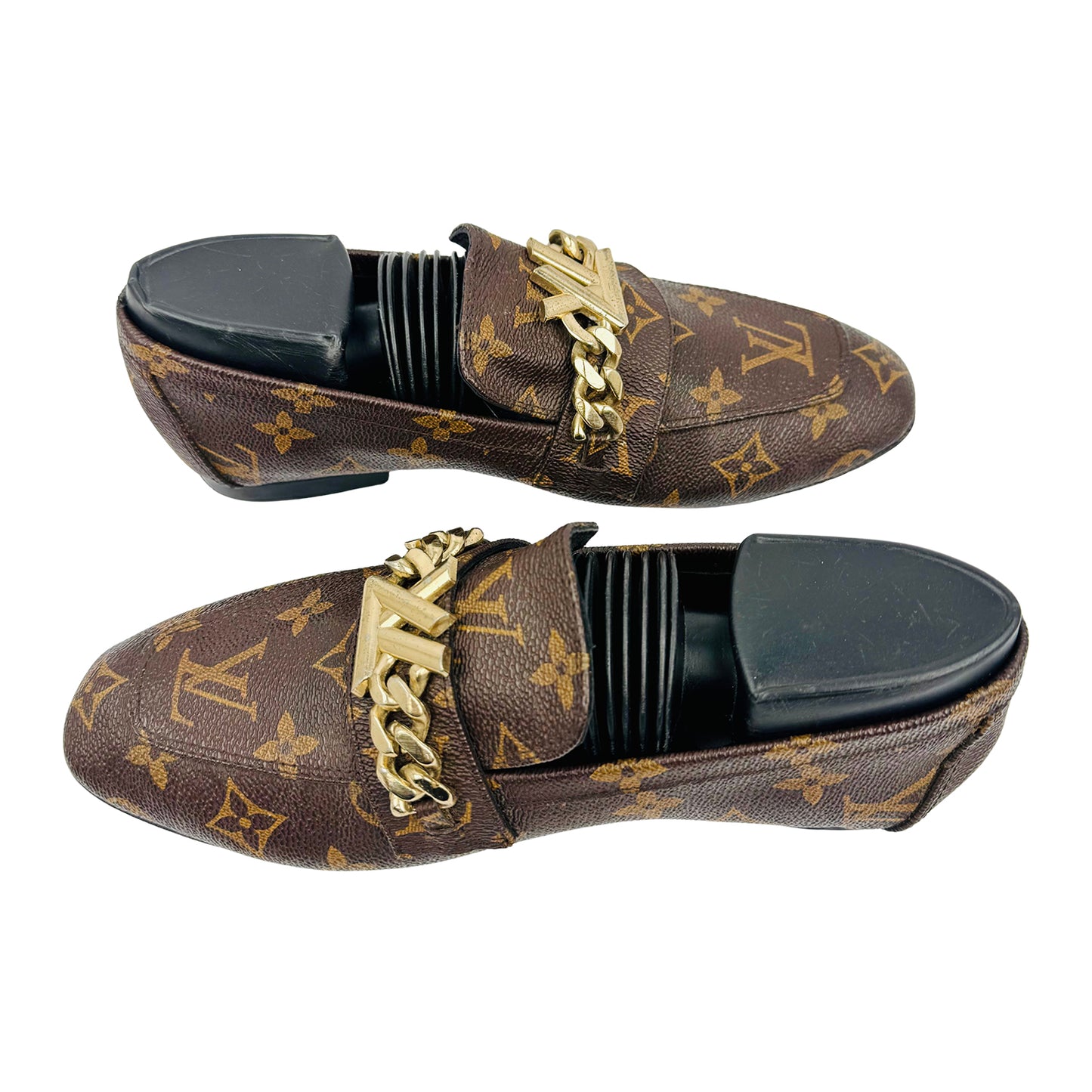 Louis Vuitton Women's Brown Case Loafers (Size 36)