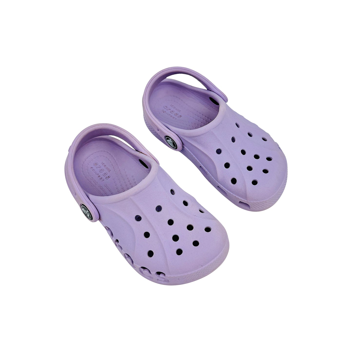 Crocs Baya Purple Clogs (Size 25/26) - 205483