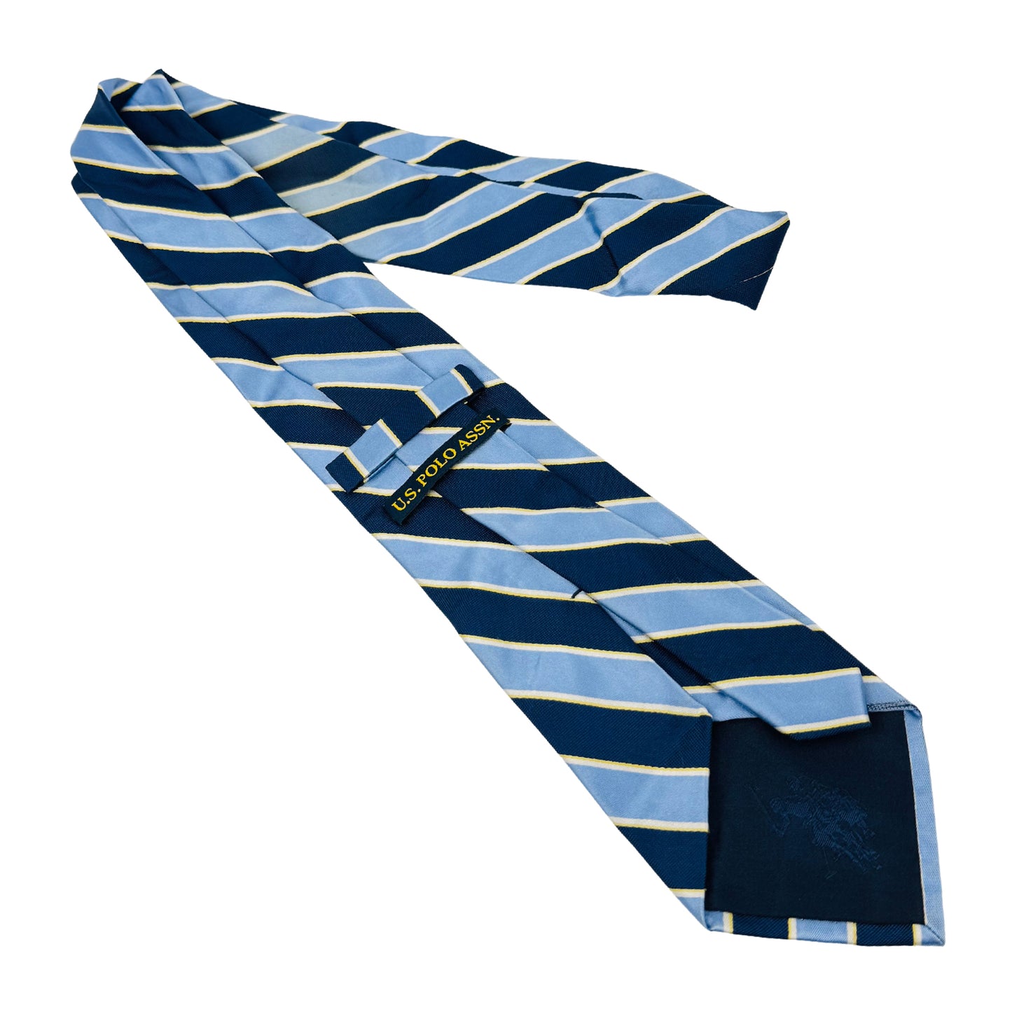 Ralph Lauren Polo Navy 'Diagonal Stripes' Tie (Size Regular)
