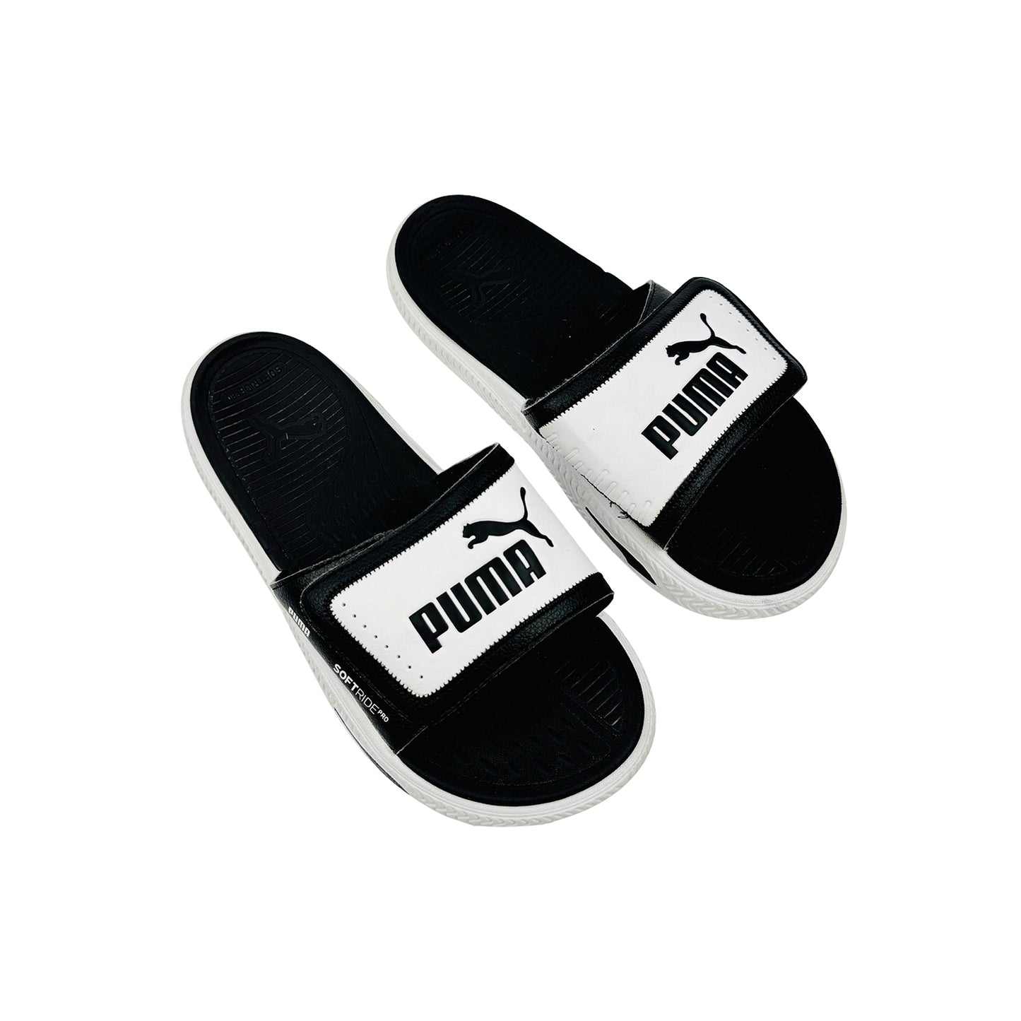 Puma SoftridePro 24 V Black Slides (Size 42)