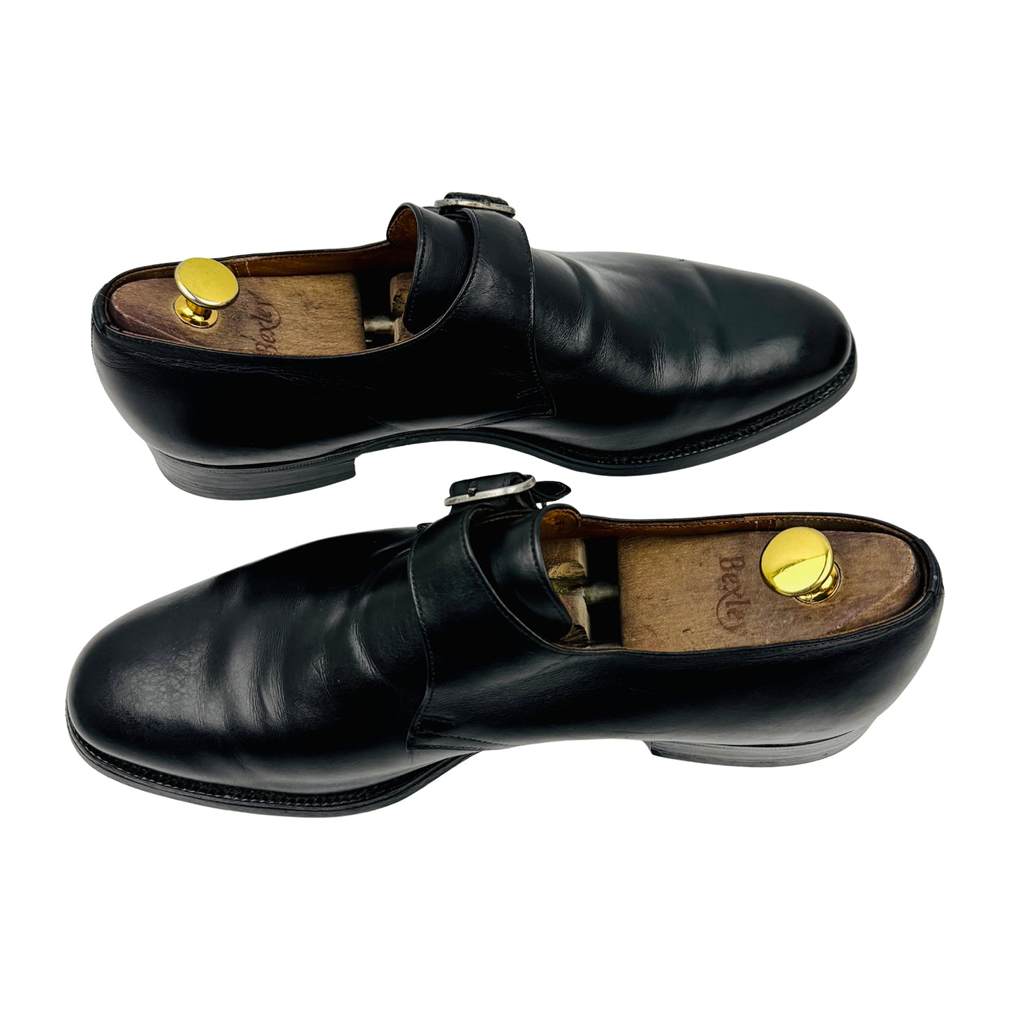 Church's Men's Single Strap Black Leather Loafers (Size 43/43.5)