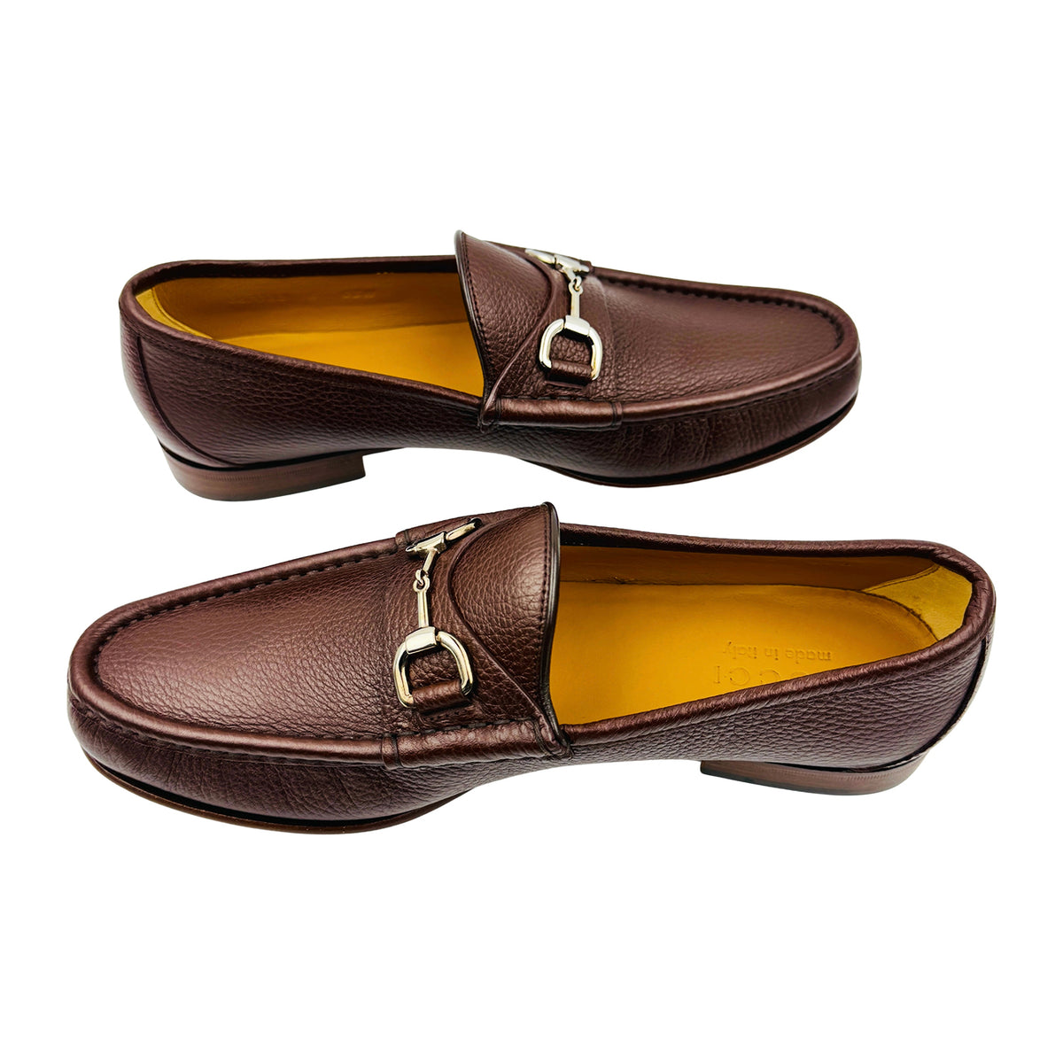 Gucci Dark Brown Leather Italian Loafers (Size 42.5) - 367762
