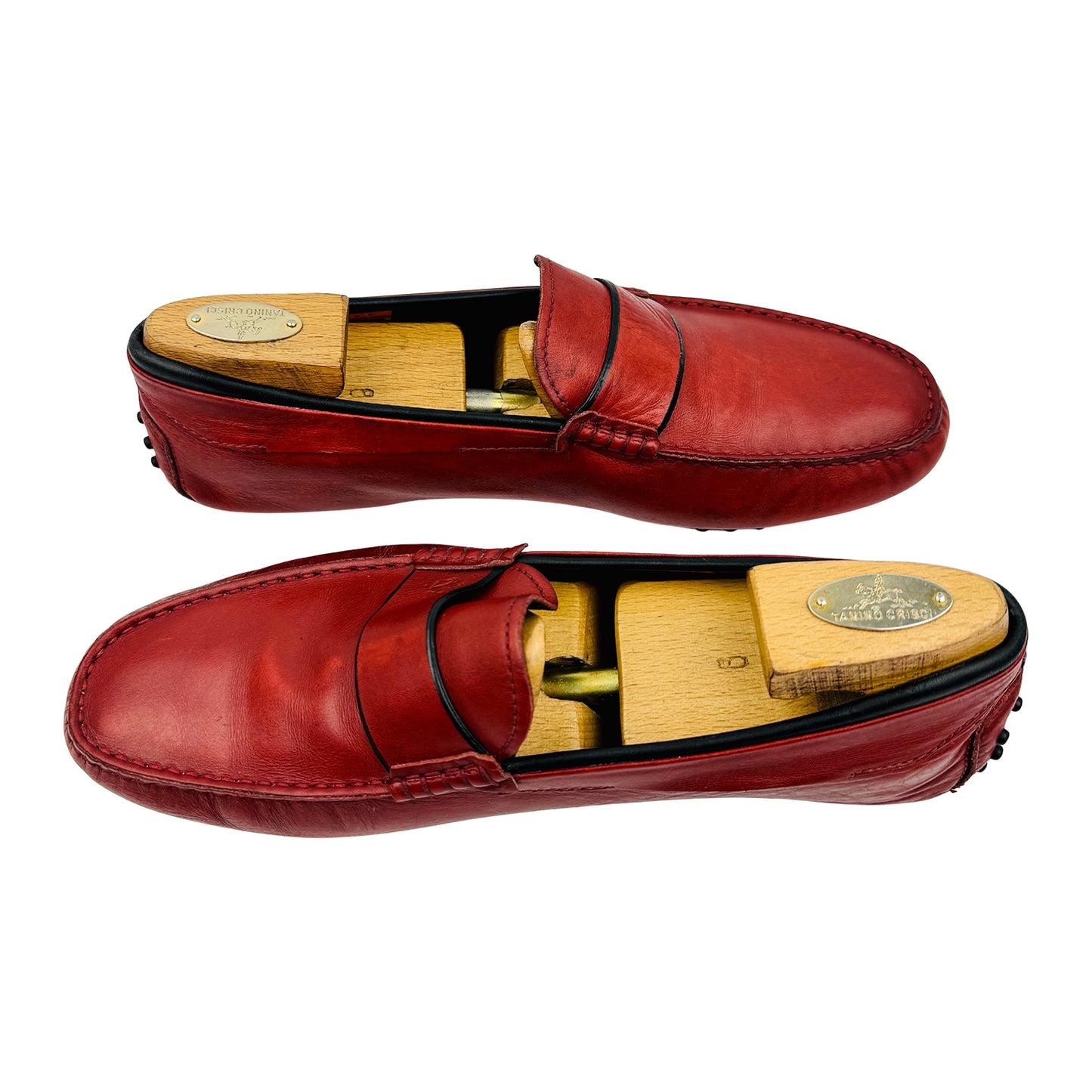Tod’s For Ferrari Red Driving Loafers (Size 43/43.5)