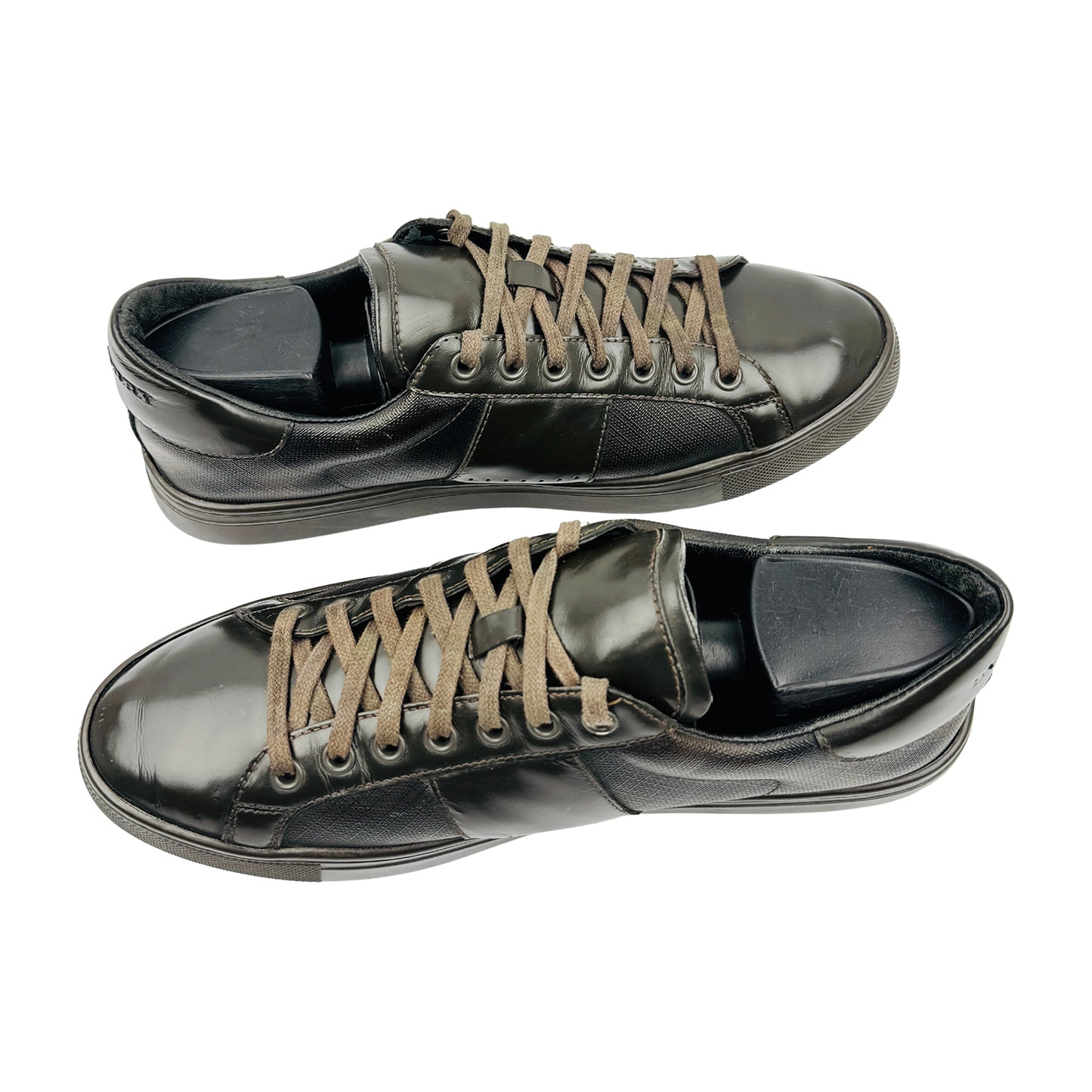 Burberry Ritson Check Leather Sneakers (Size 41)