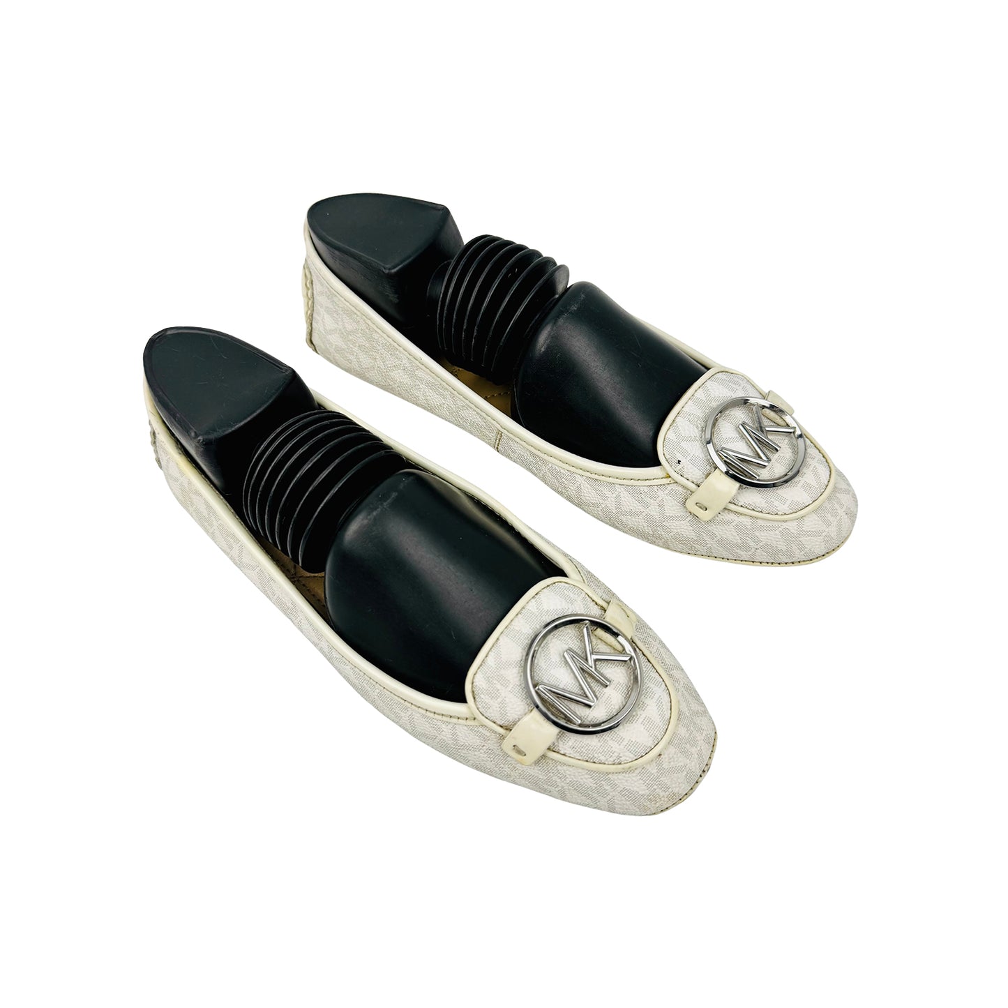 Michael Kors Lillie Logo Print Canvas Flats (Size 38.5/39)