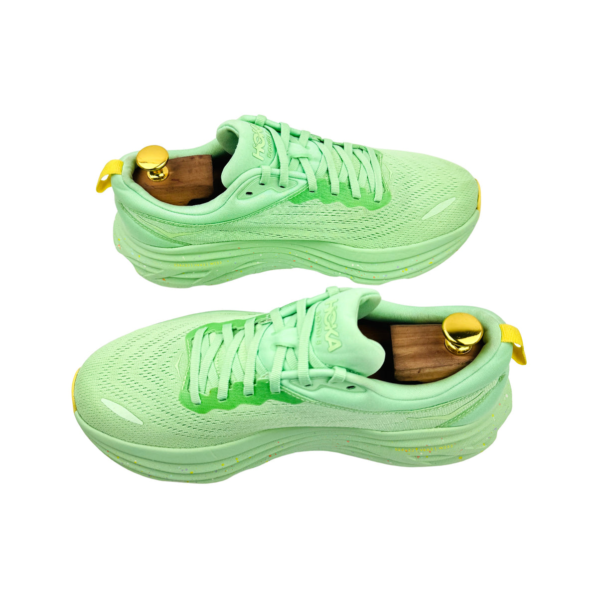 Hoka Bondi 8 Lime Glow Shoes (Size 42) - 1127952-LMG