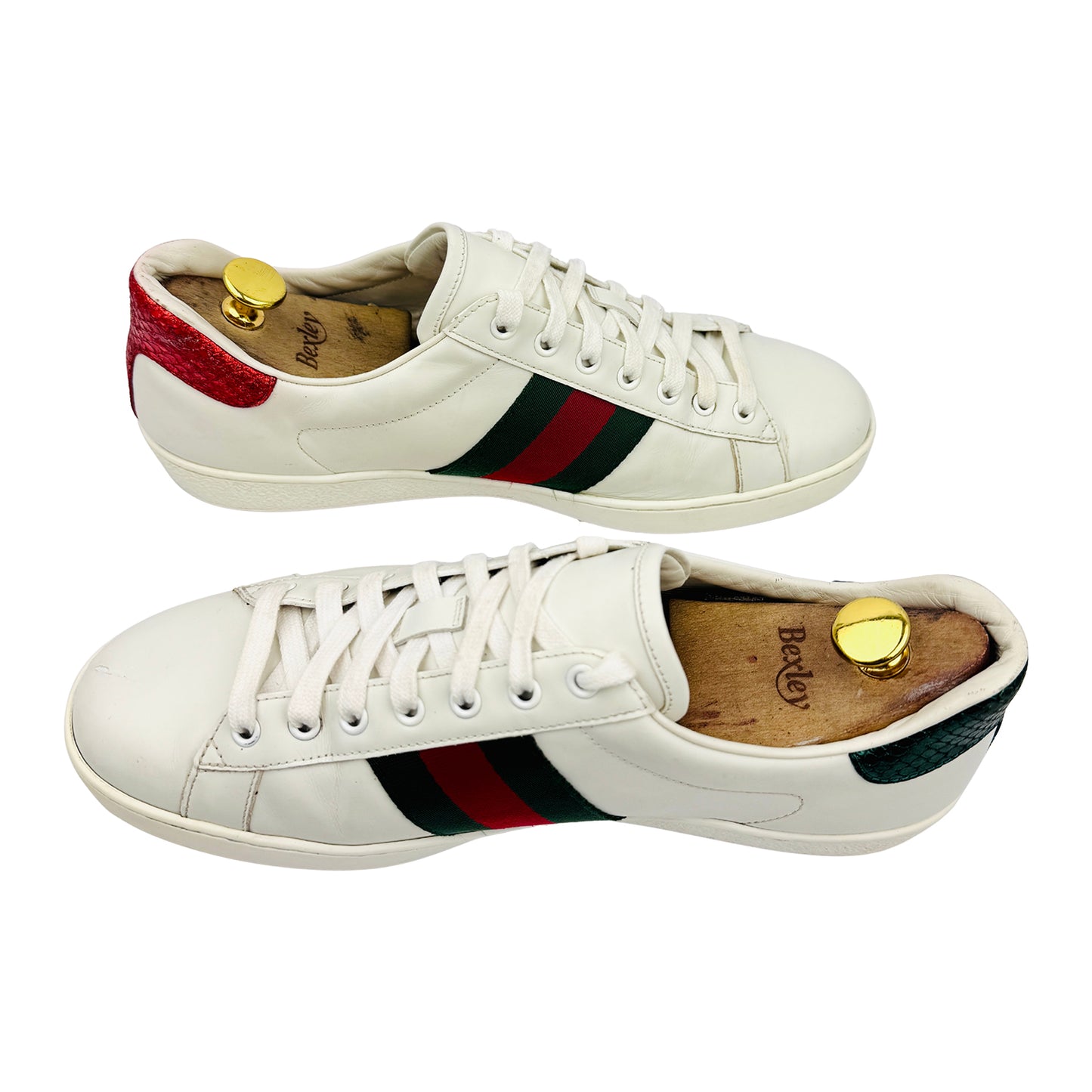 Gucci Ace 'Bee Embroidered' White Sneakers (Size 43/43.5) - 429446