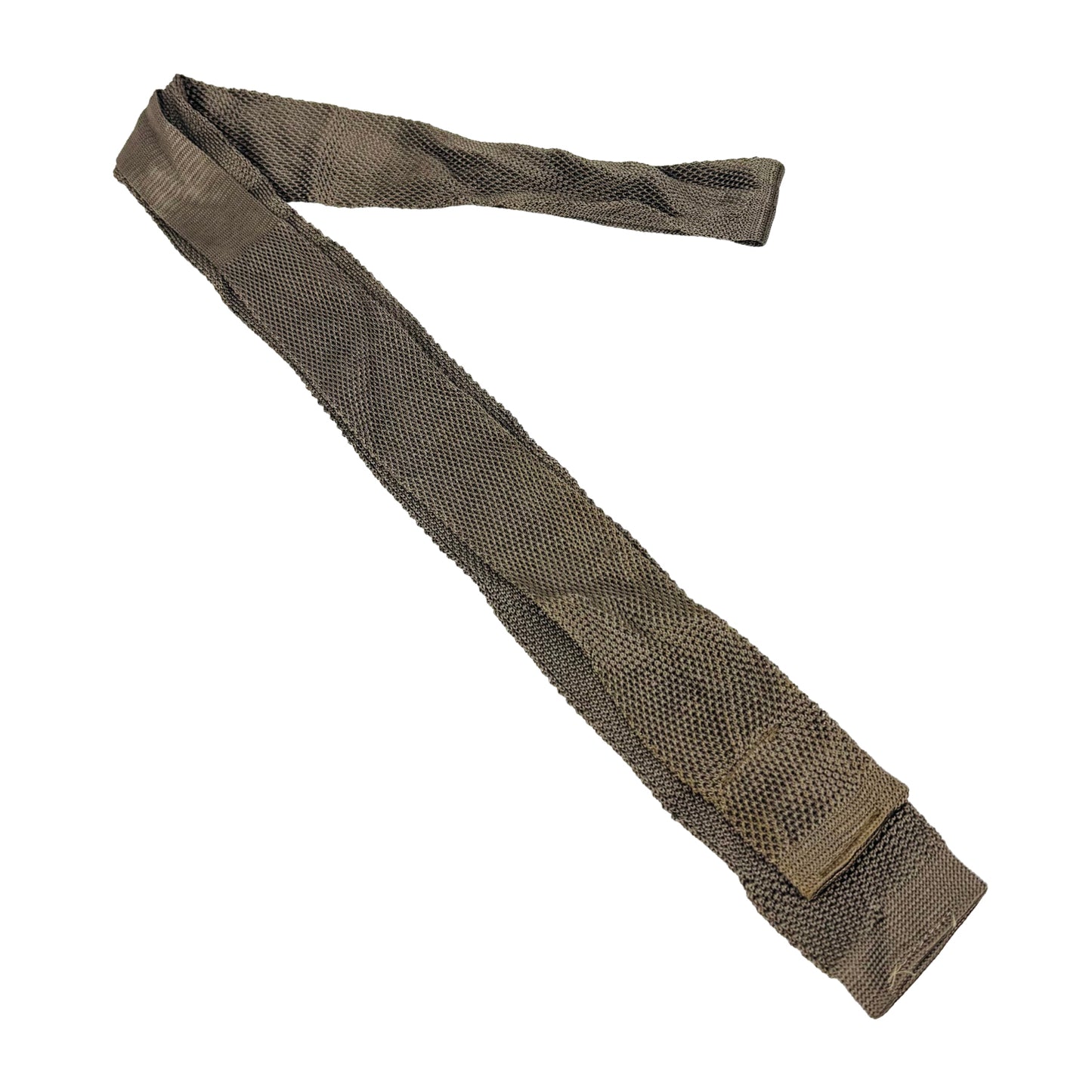 Ralph Lauren Polo Brown 'Knitted Parrot Embroidery' Tie (Size Regular)