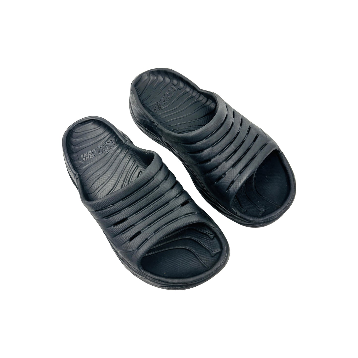 Hoka Ora Recovery Black Slides (Size 40)