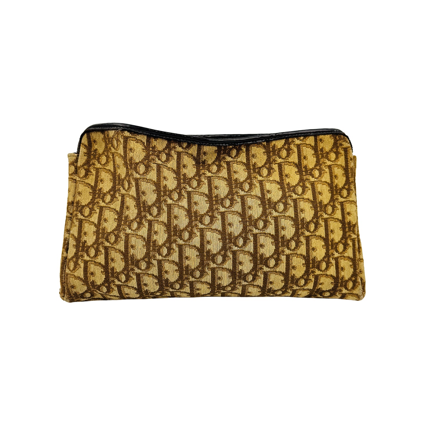 Christian Dior 'Beige Brown' Logo Clutch Bag